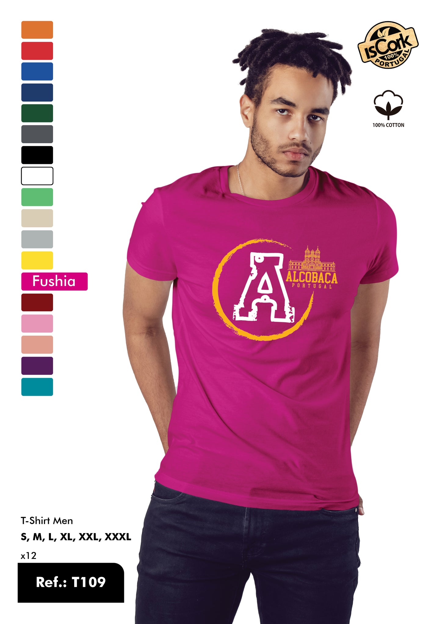 T-Shirt Adulto - Ref. T109 - Alcobaça