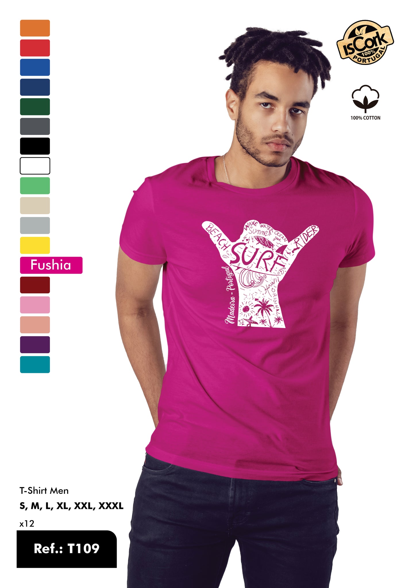 T-Shirt Adulto - Ref. T109 - Madeira