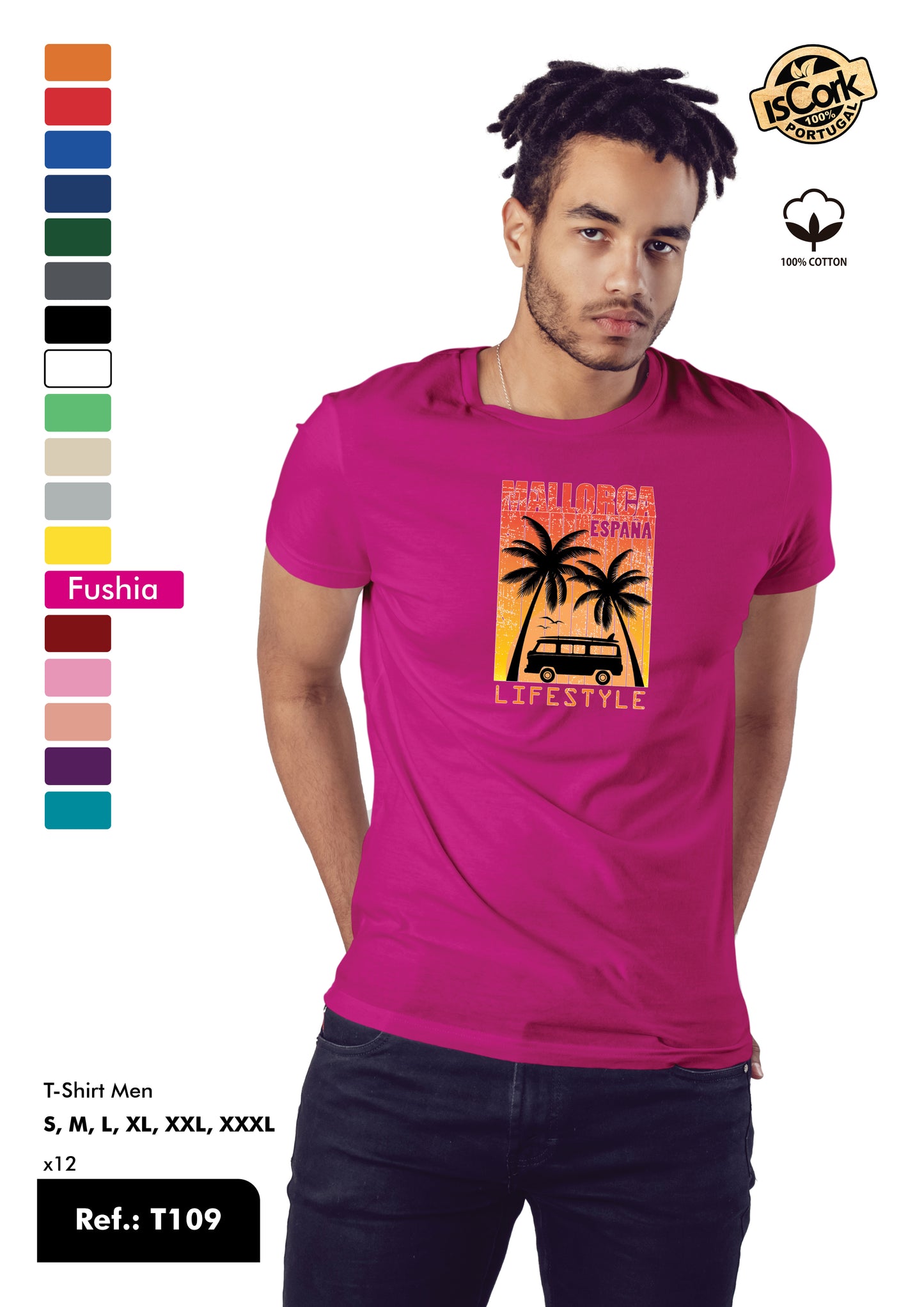 T-Shirt Adulto - Ref. T109 - Mallorca