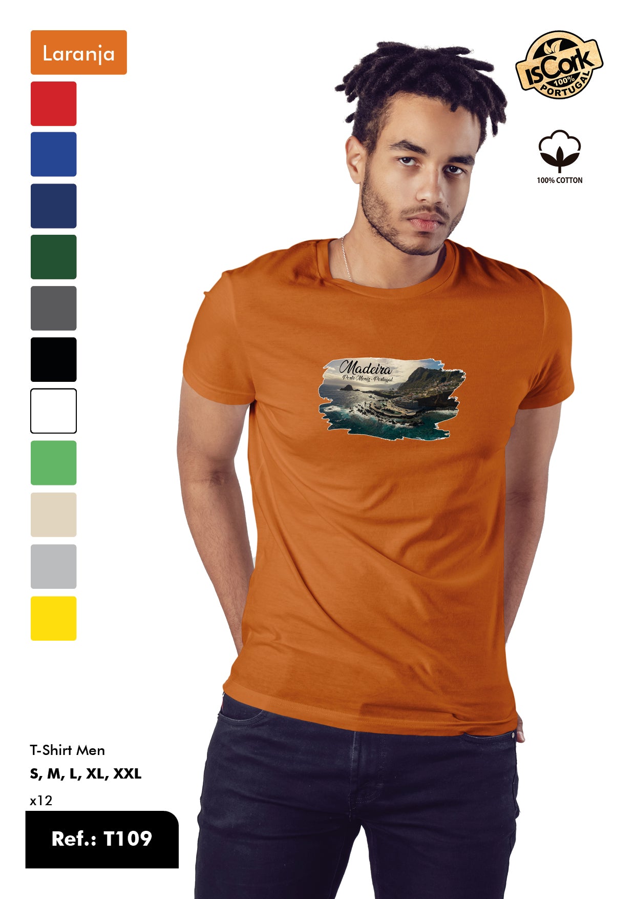 T-Shirt Adulto - Ref. T109 - Madeira