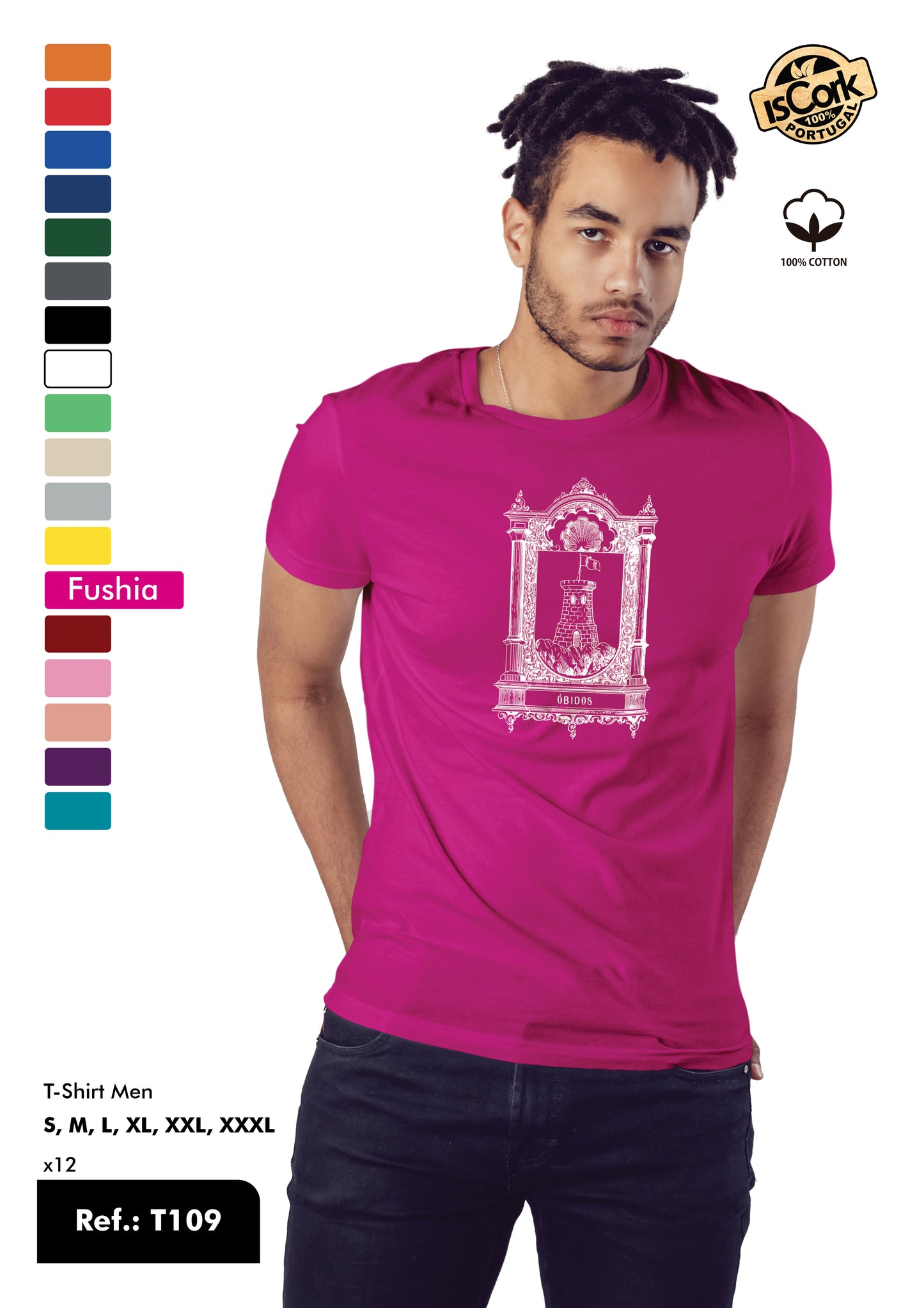T-Shirt Adulto - Ref. T109 - Óbidos