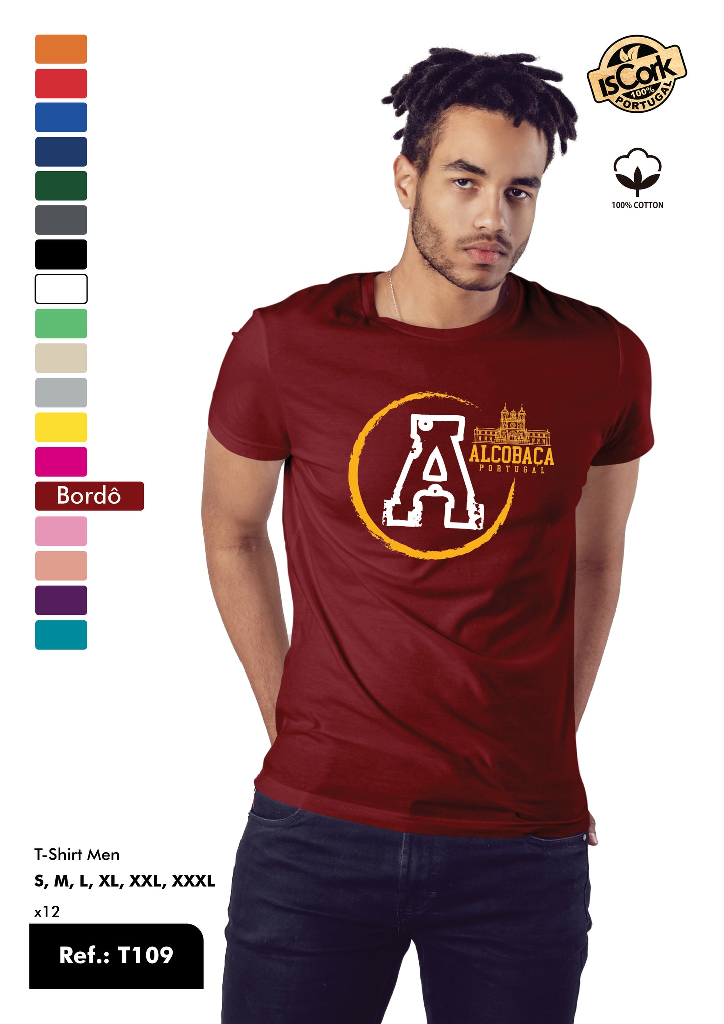 T-Shirt Adulto - Ref. T109 - Alcobaça