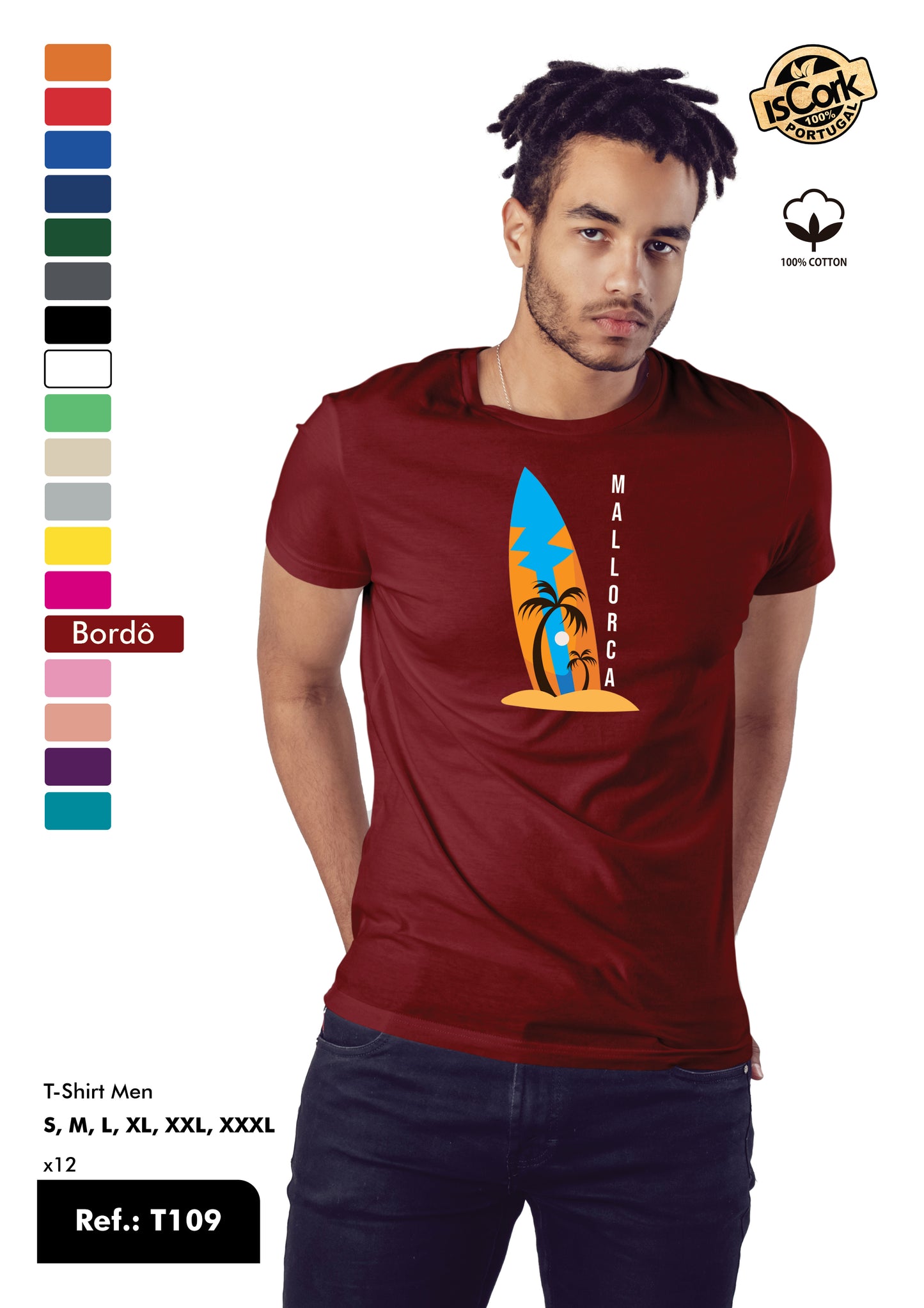 T-Shirt Adulto - Ref. T109 - Mallorca