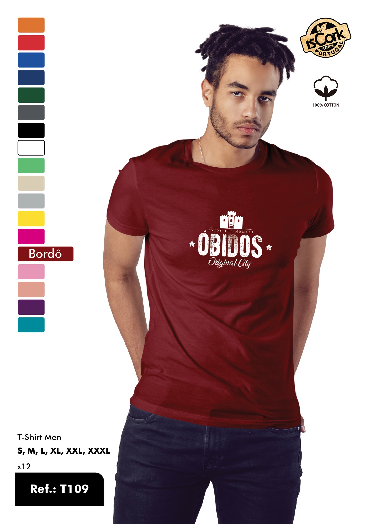T-Shirt Adulto - Ref. T109 - Óbidos