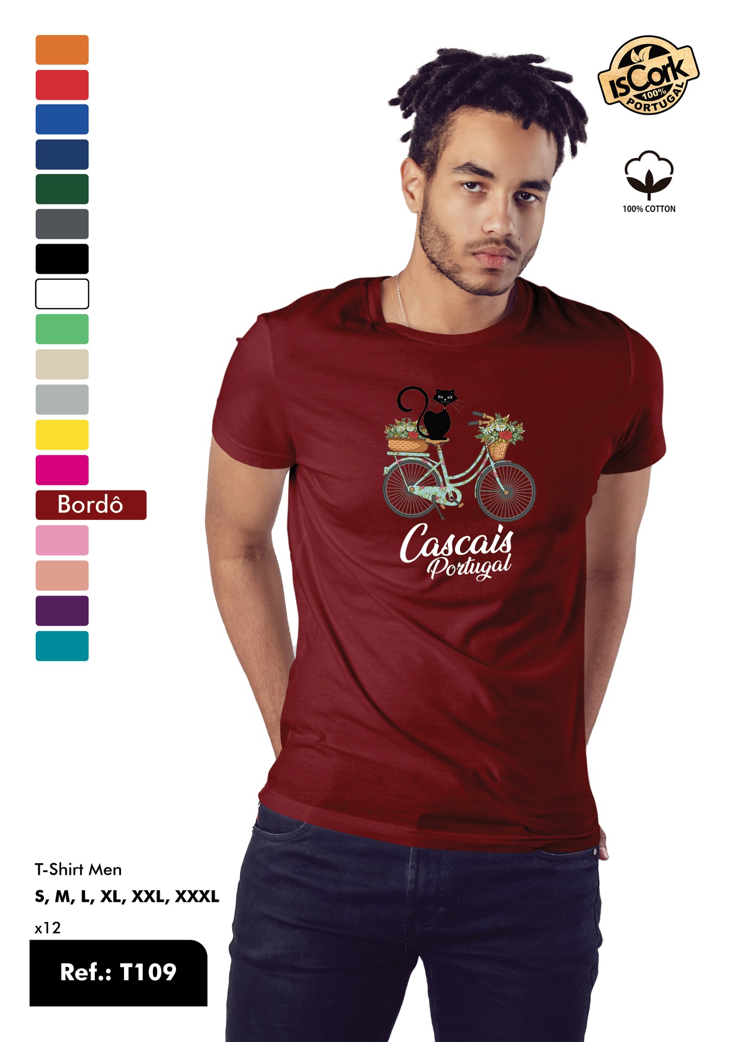 T-Shirt Adulto - Ref. T109 - Cascais