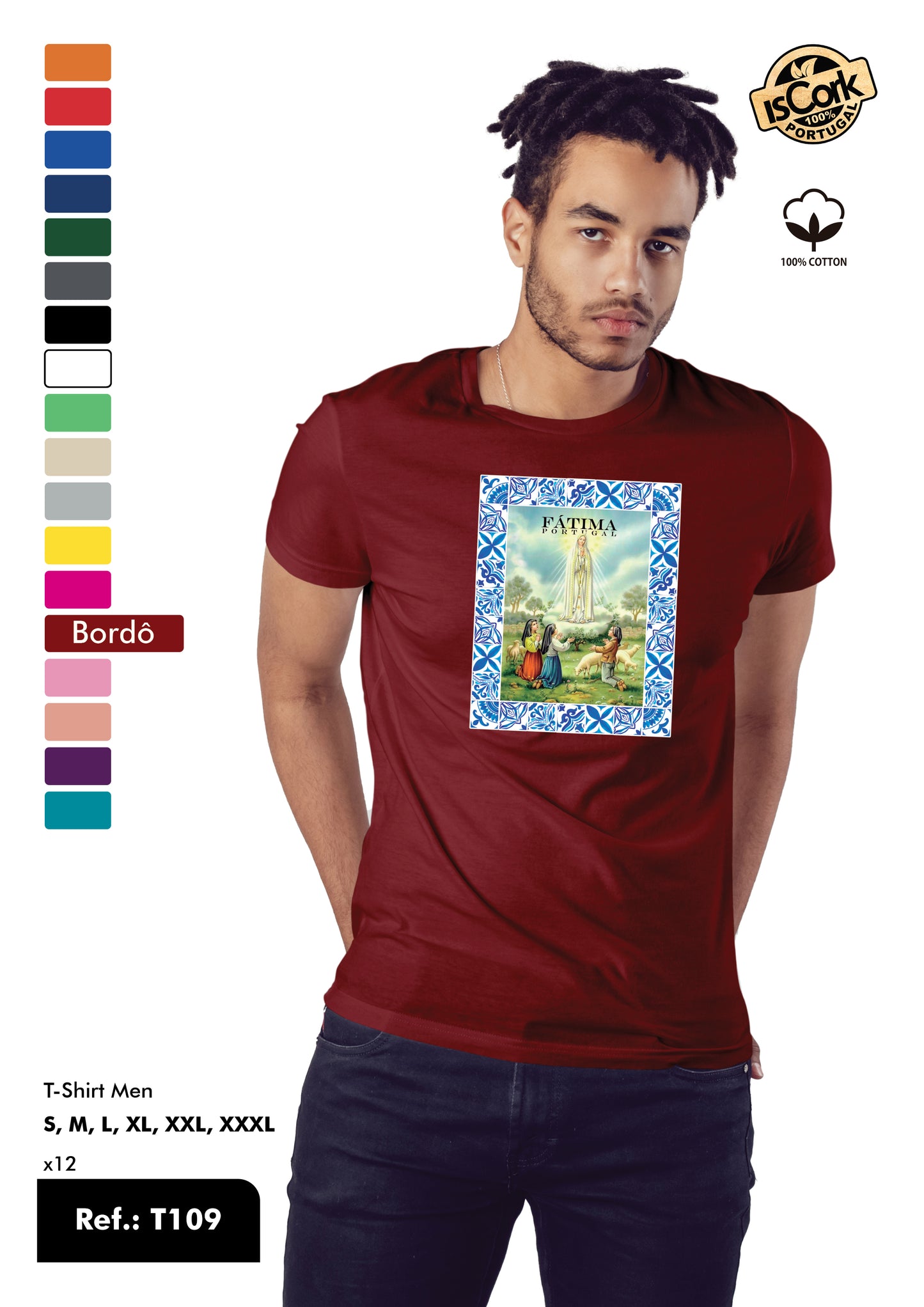 T-Shirt Adulto - Ref. T109 - Fátima