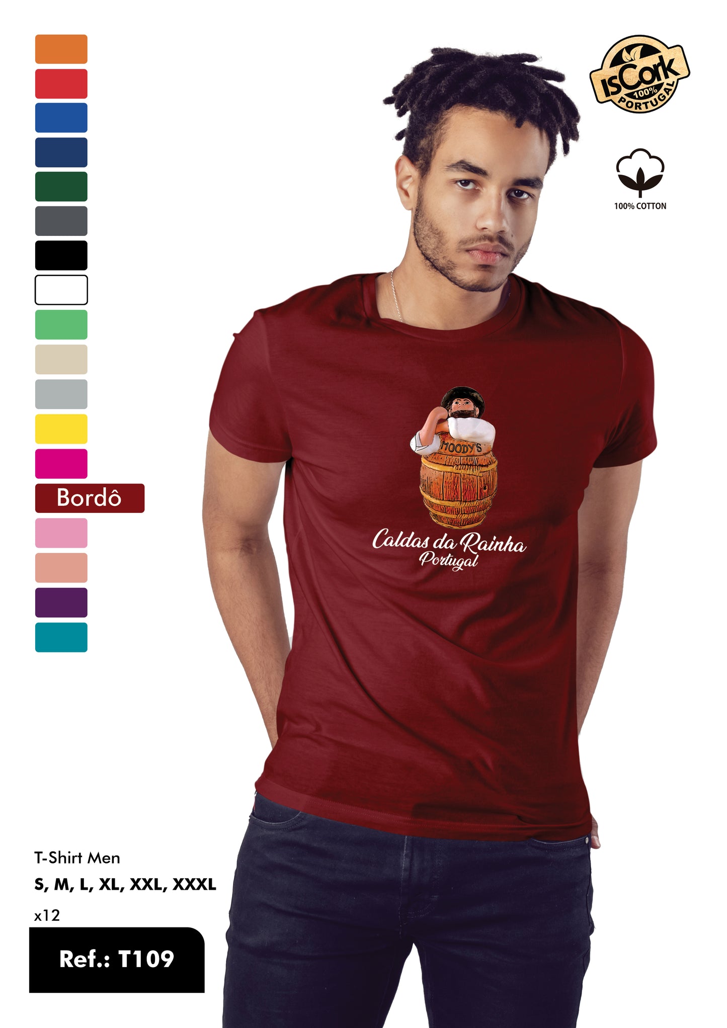 T-Shirt Adulto - Ref. T109 - Caldas da Rainha
