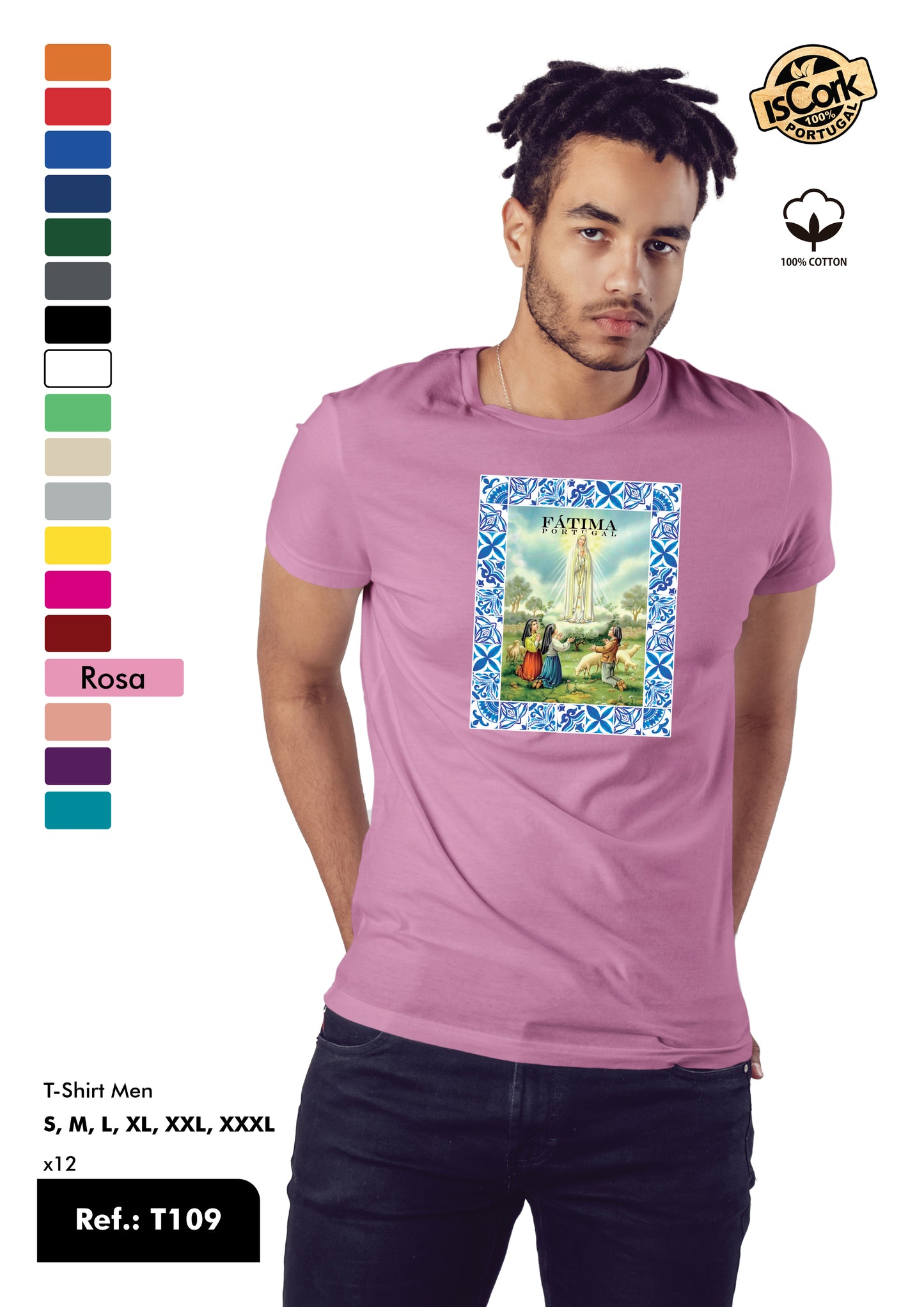 T-Shirt Adulto - Ref. T109 - Fátima