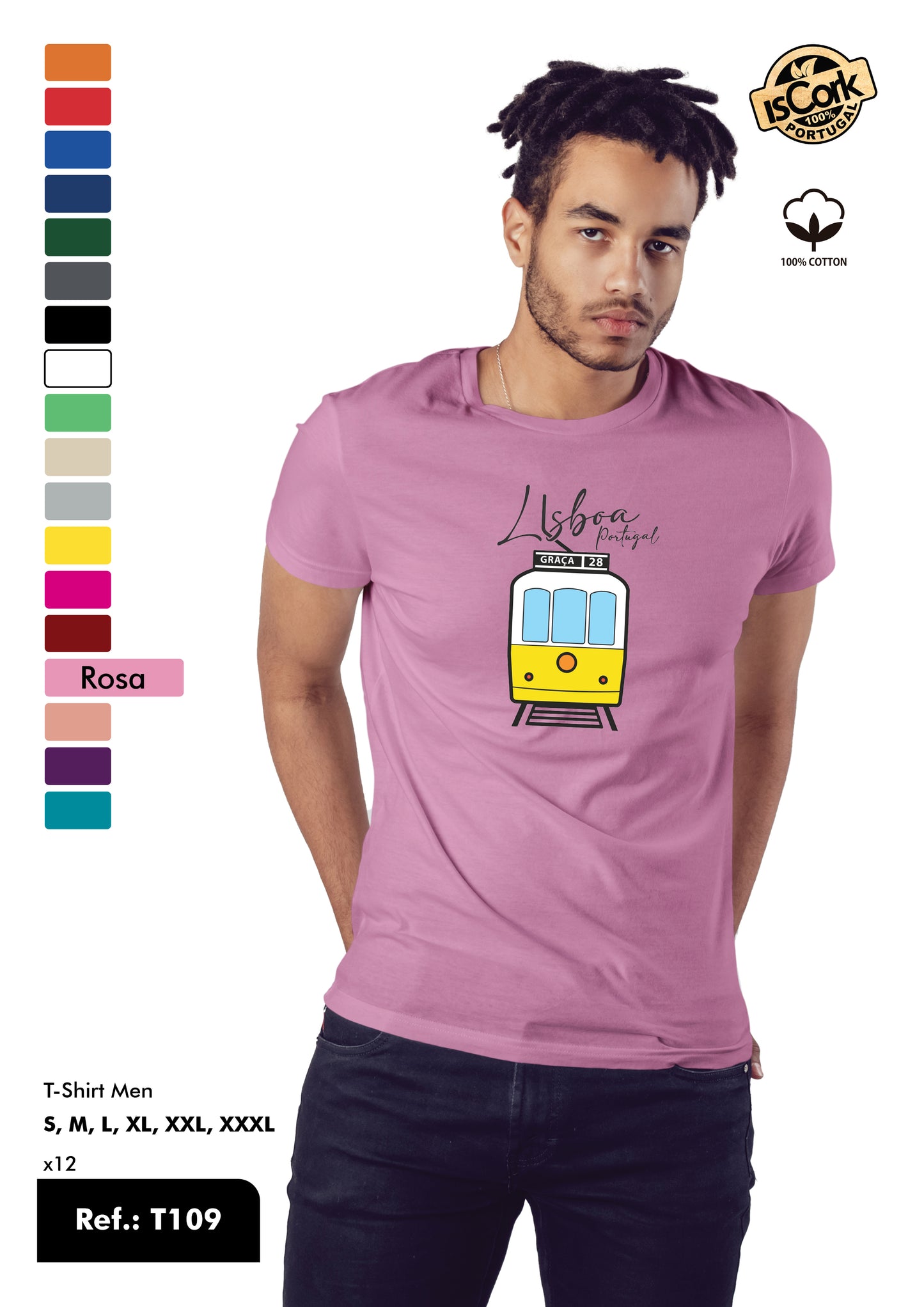 T-Shirt Adulto - Ref. T109 - Lisboa