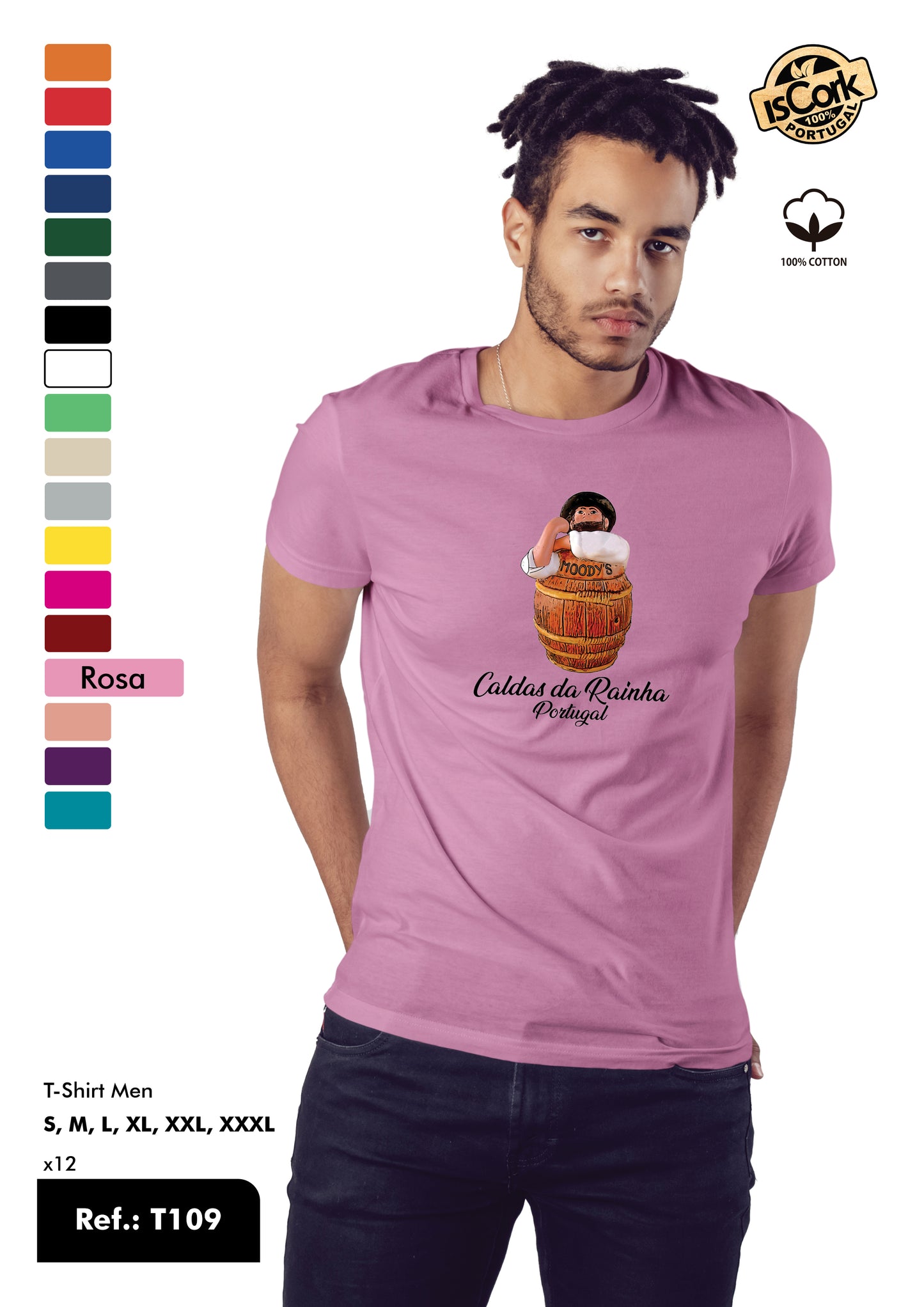 T-Shirt Adulto - Ref. T109 - Caldas da Rainha