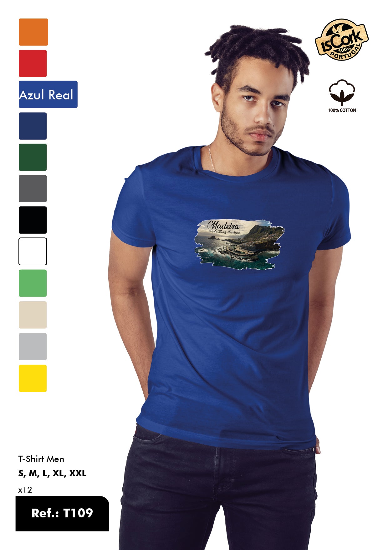 T-Shirt Adulto - Ref. T109 - Madeira