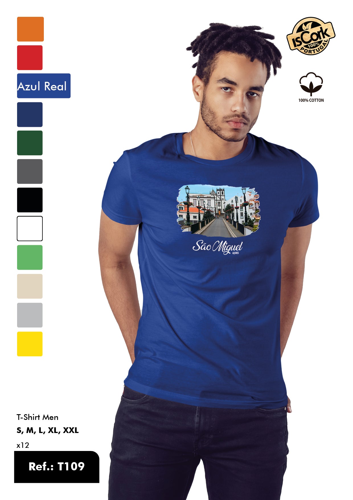 T-Shirt Adulto - Ref. T109 - São Miguel