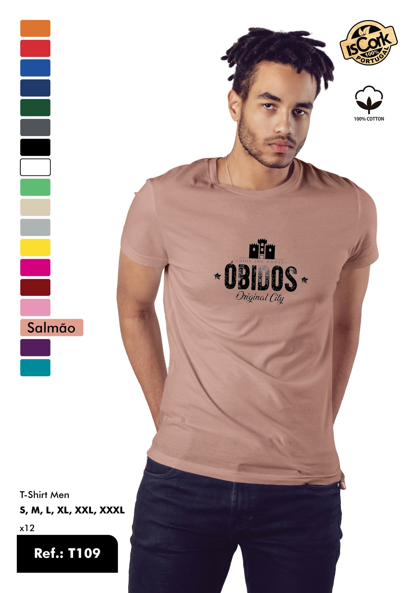 T-Shirt Adulto - Ref. T109 - Óbidos