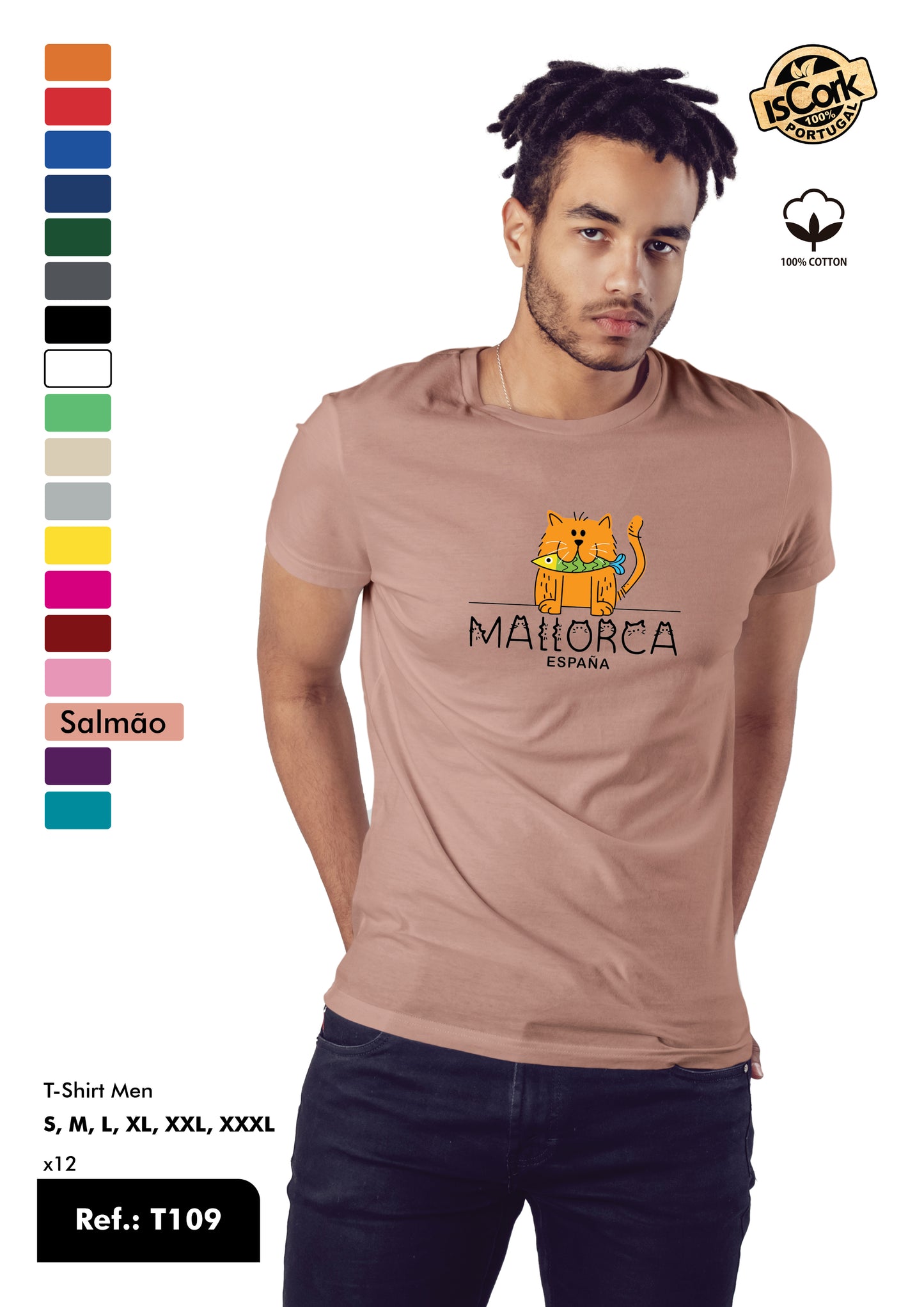 T-Shirt Adulto - Ref. T109 - Mallorca