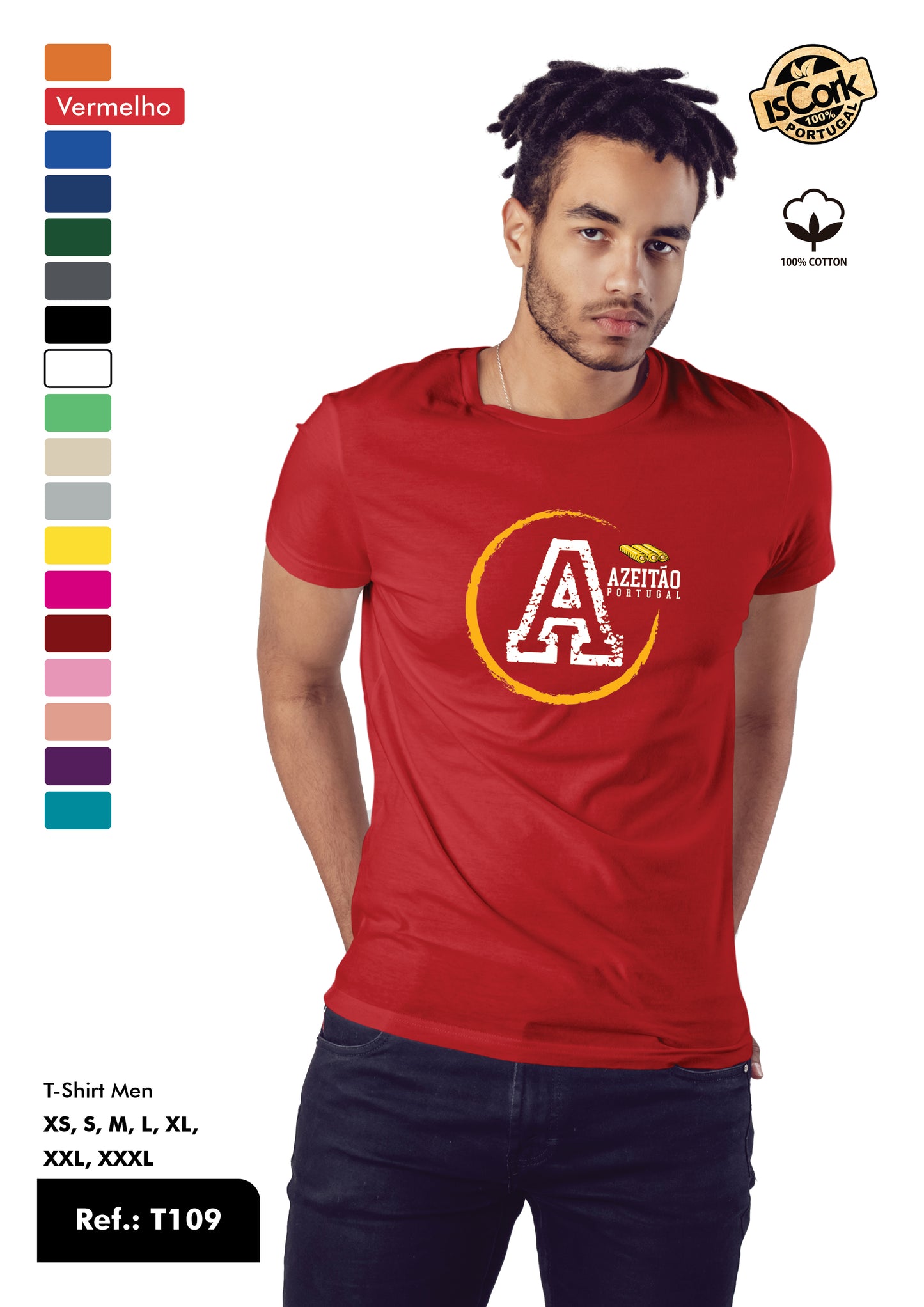 T-Shirt Adulto - Ref. T109 - Azeitão