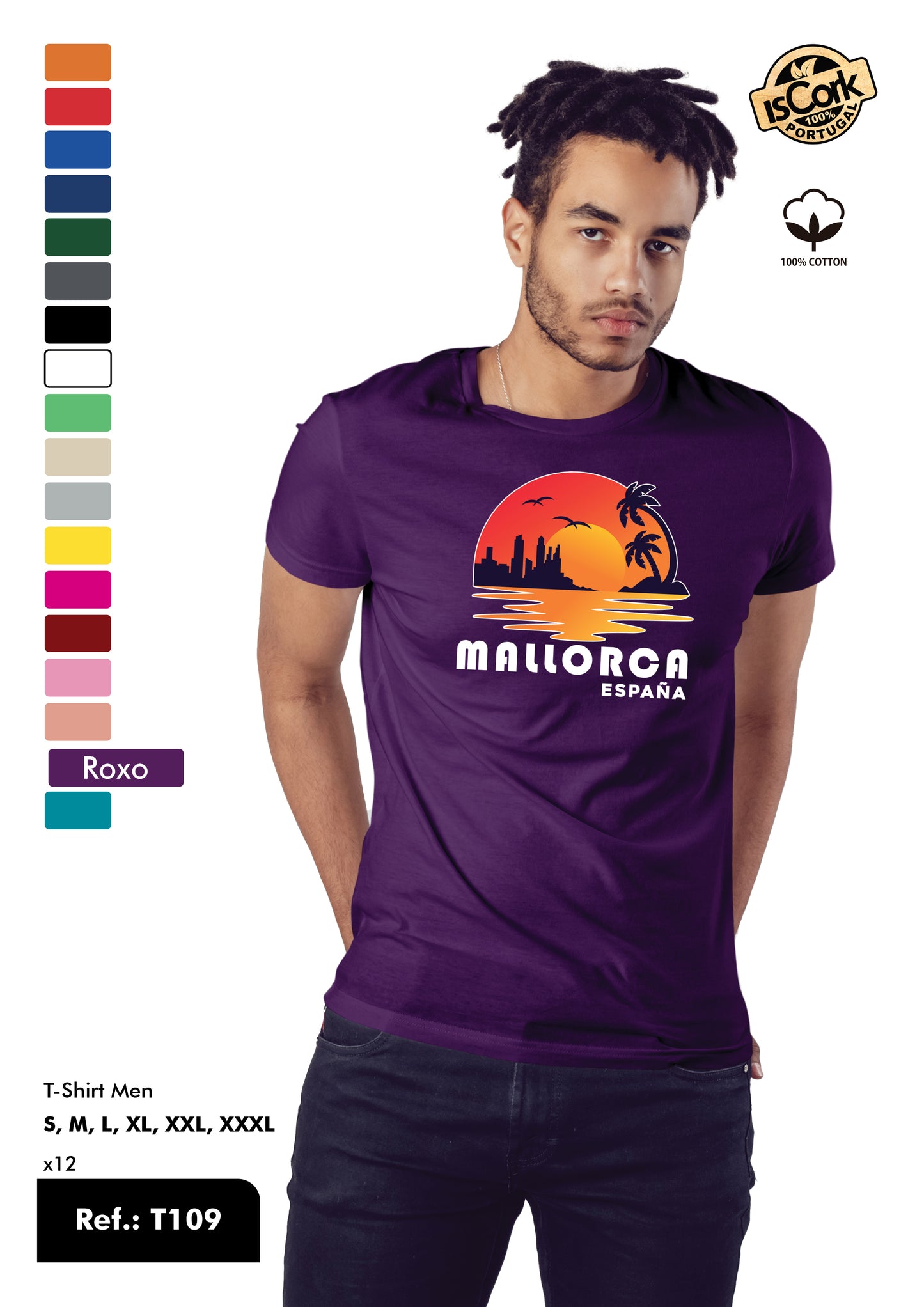 T-Shirt Adulto - Ref. T109 - Mallorca