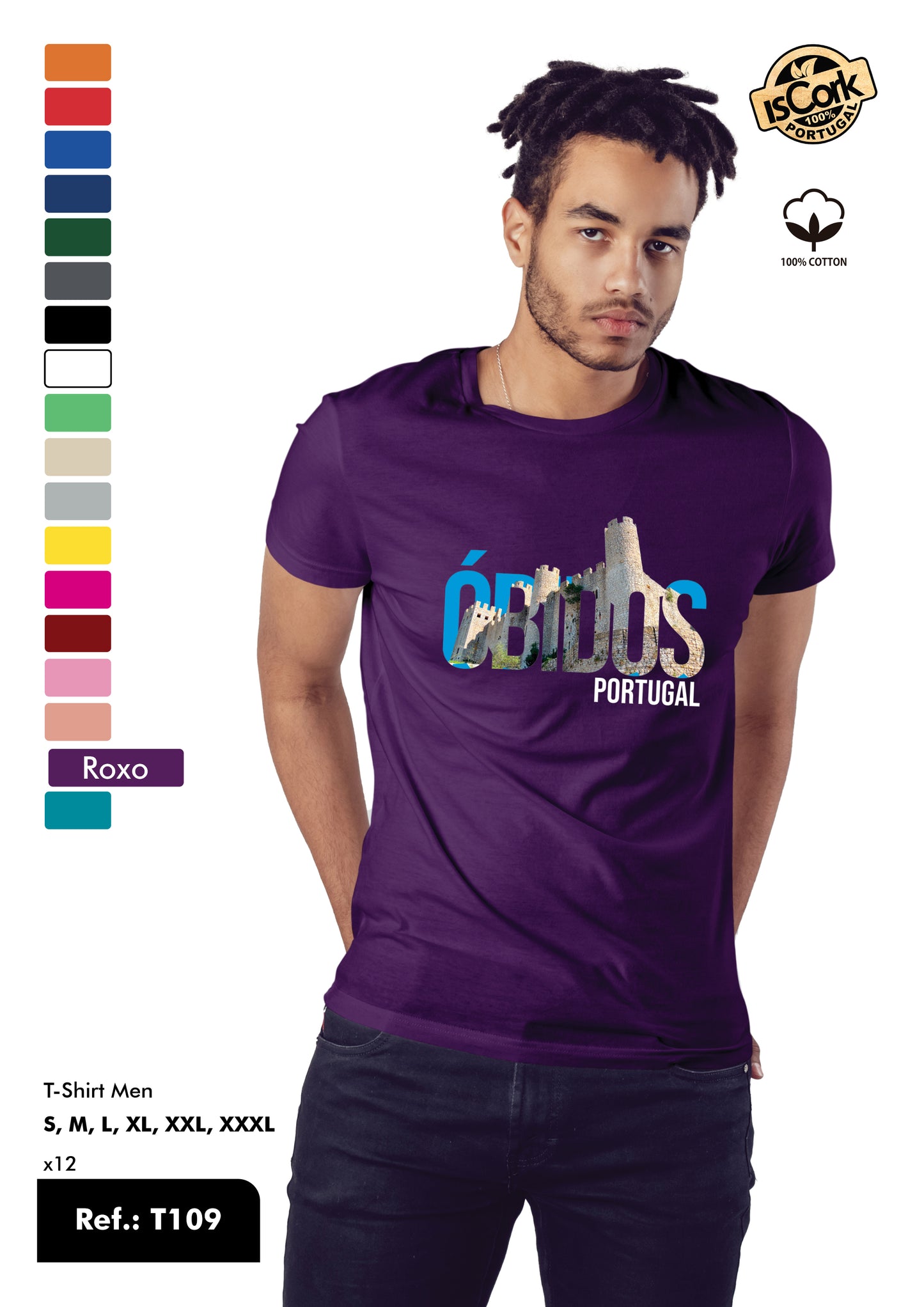 T-Shirt Adulto - Ref. T109 - Óbidos