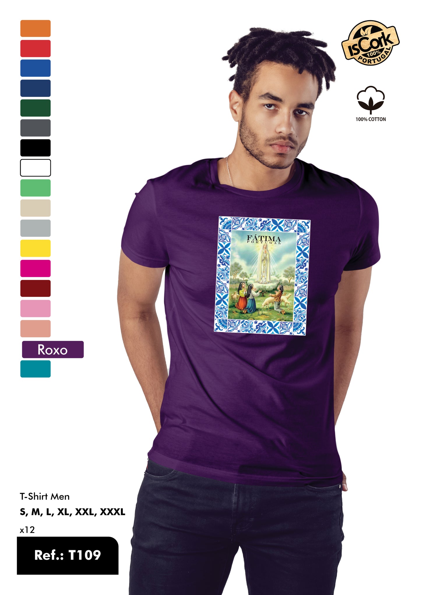 T-Shirt Adulto - Ref. T109 - Fátima
