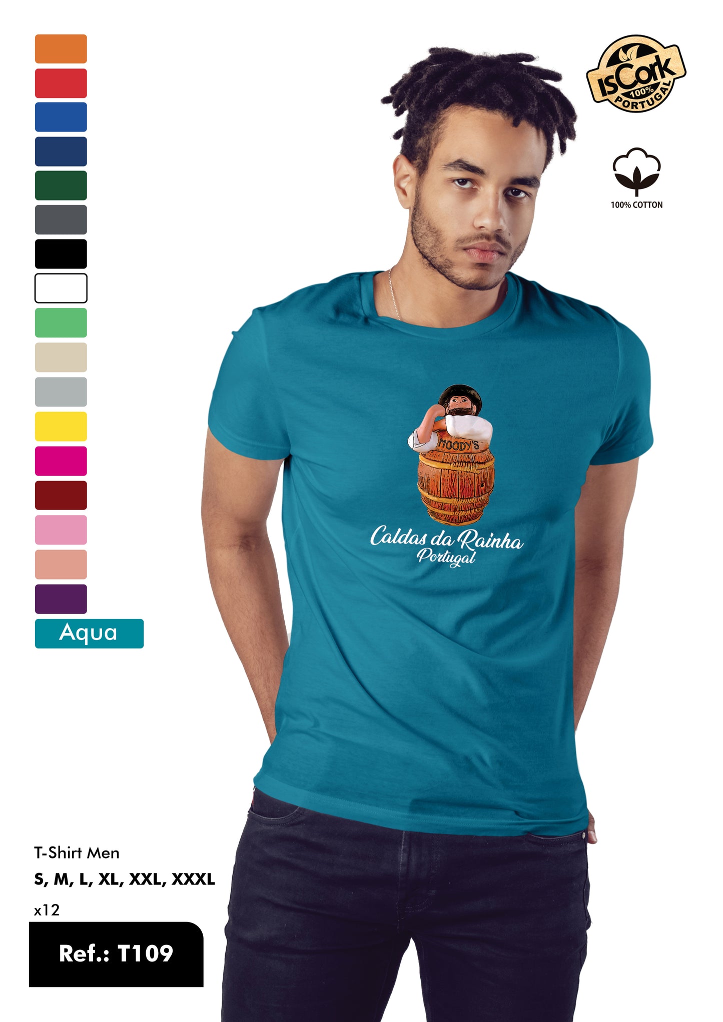 T-Shirt Adulto - Ref. T109 - Caldas da Rainha