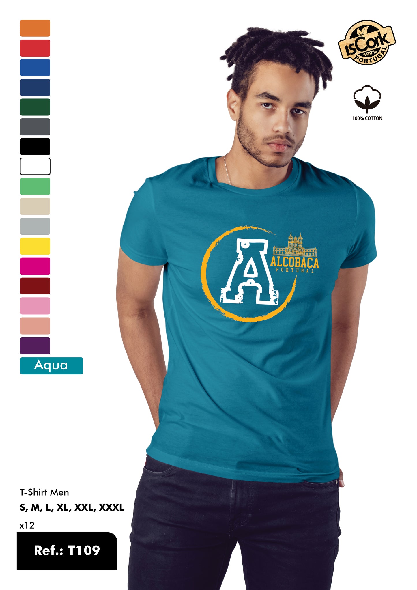 T-Shirt Adulto - Ref. T109 - Alcobaça