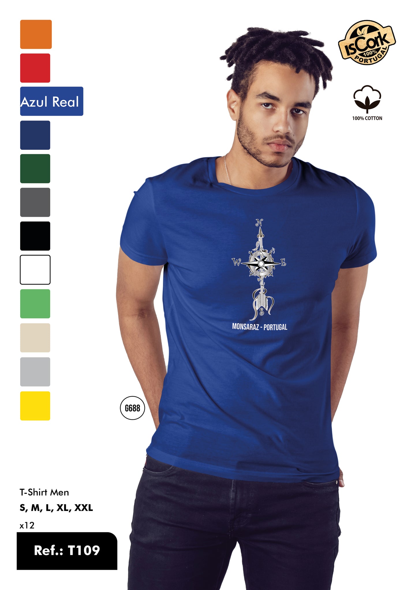 T-Shirt Adulto - Ref. T109 - Monsaraz