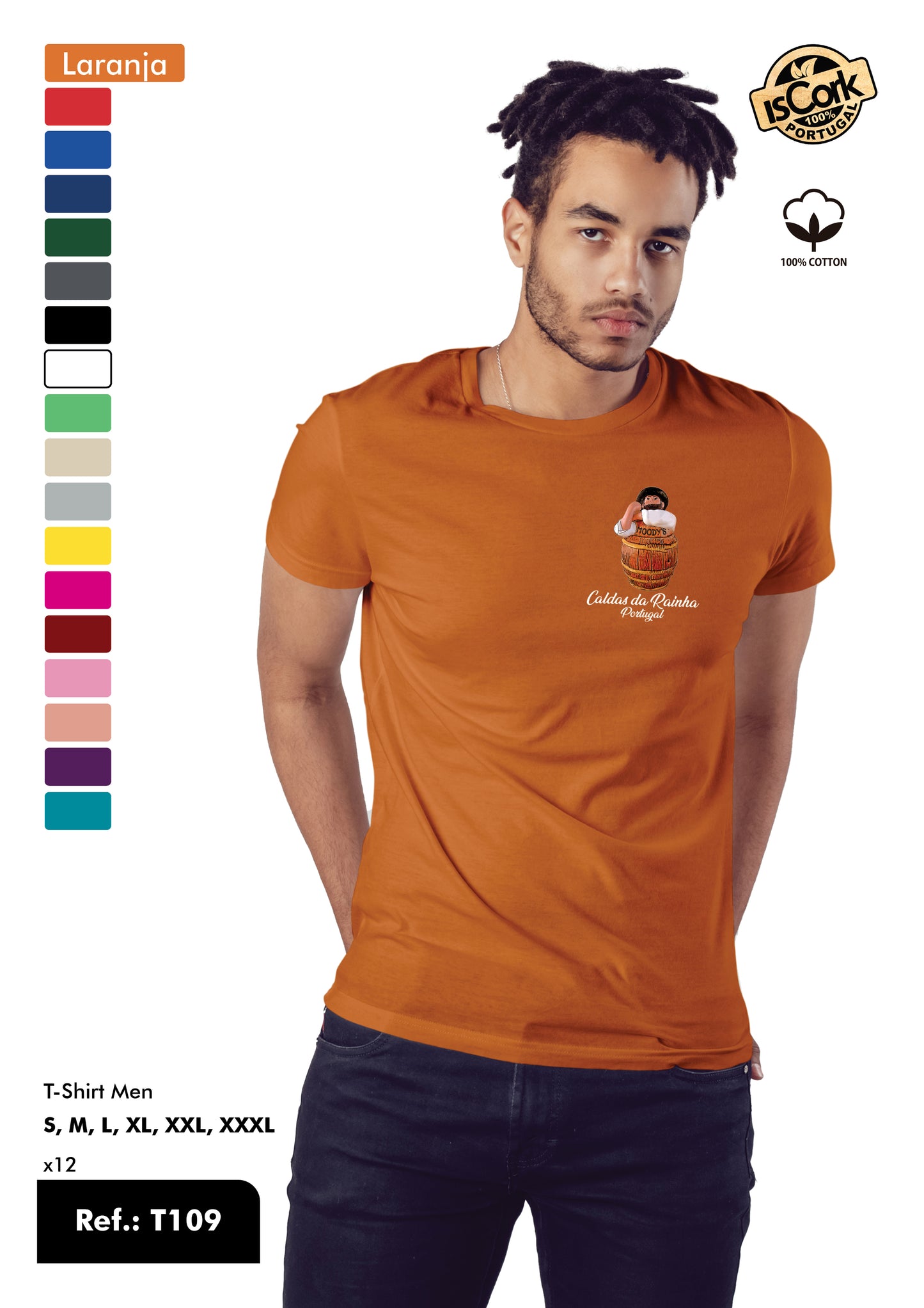 T-Shirt Adulto - Ref. T109 - Caldas da Rainha