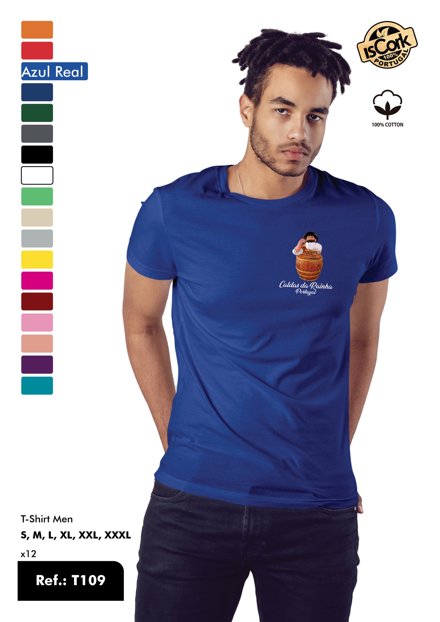 T-Shirt Adulto - Ref. T109 - Caldas da Rainha