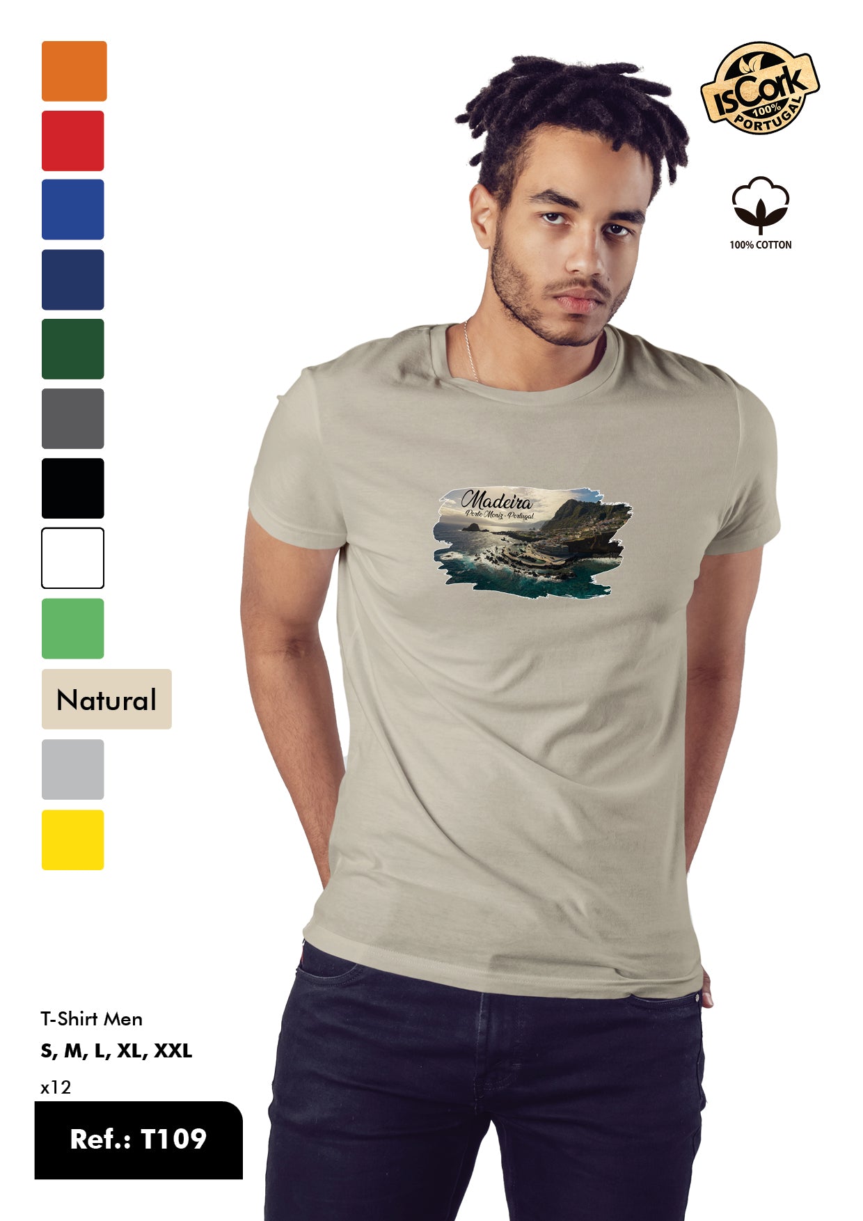 T-Shirt Adulto - Ref. T109 - Madeira