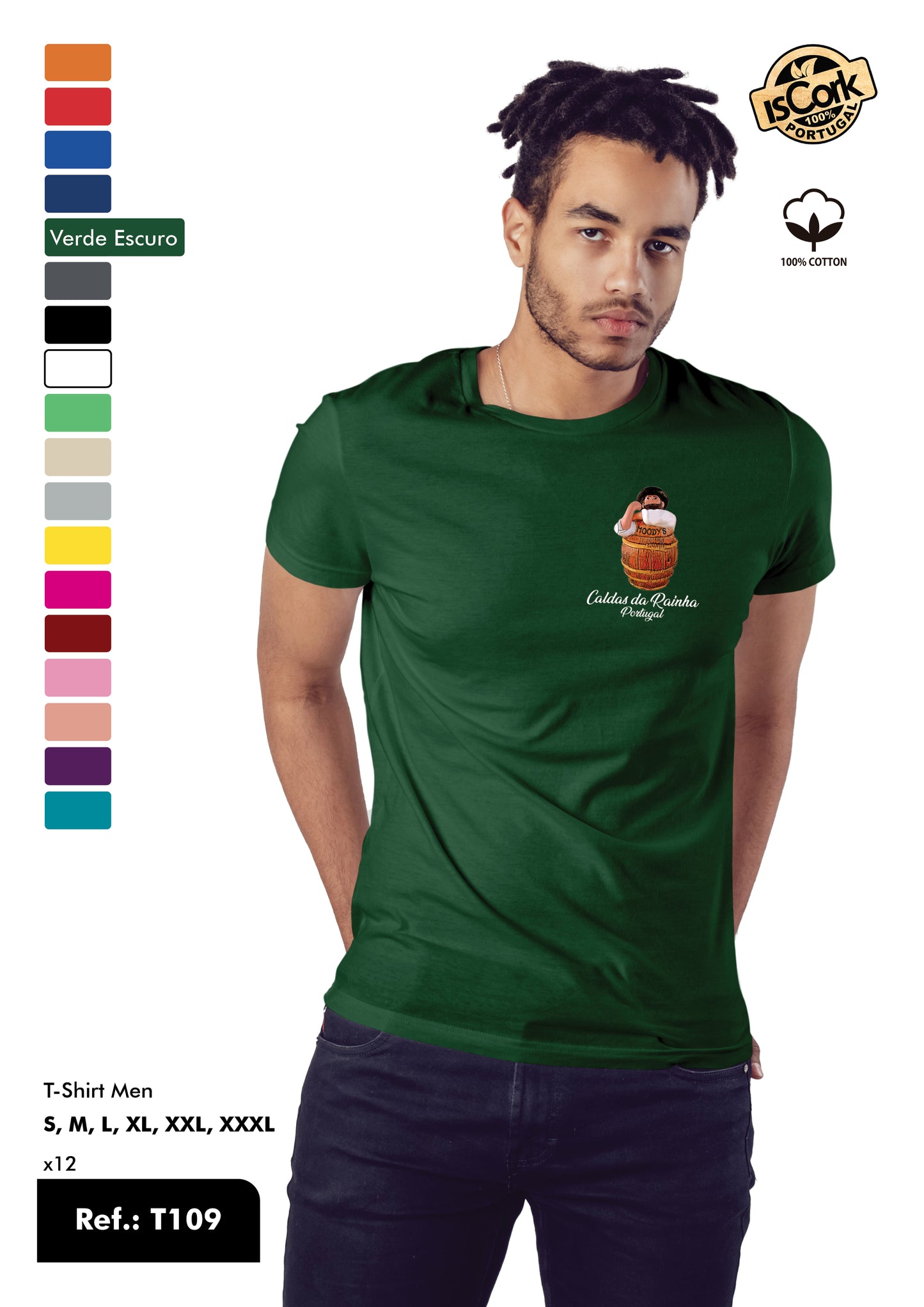 T-Shirt Adulto - Ref. T109 - Caldas da Rainha