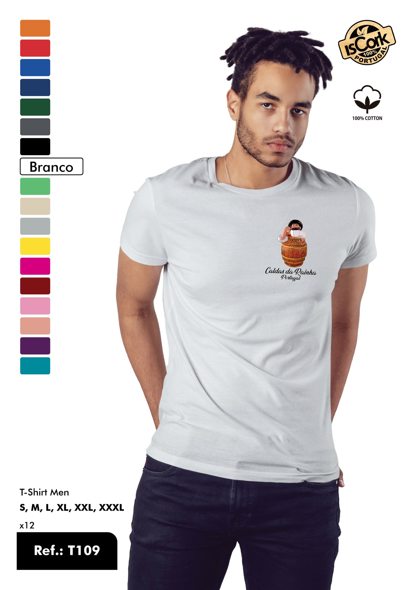 T-Shirt Adulto - Ref. T109 - Caldas da Rainha