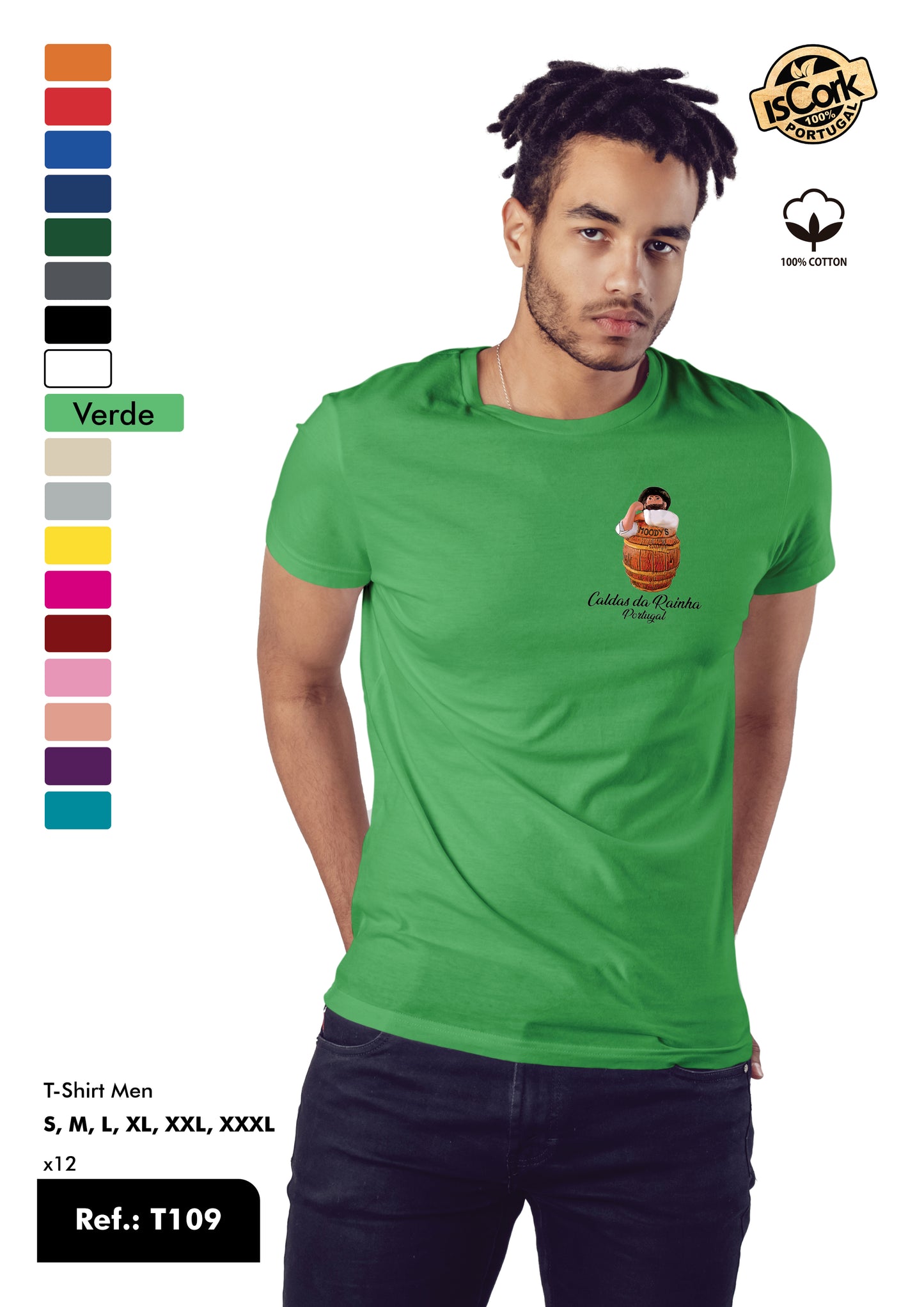 T-Shirt Adulto - Ref. T109 - Caldas da Rainha