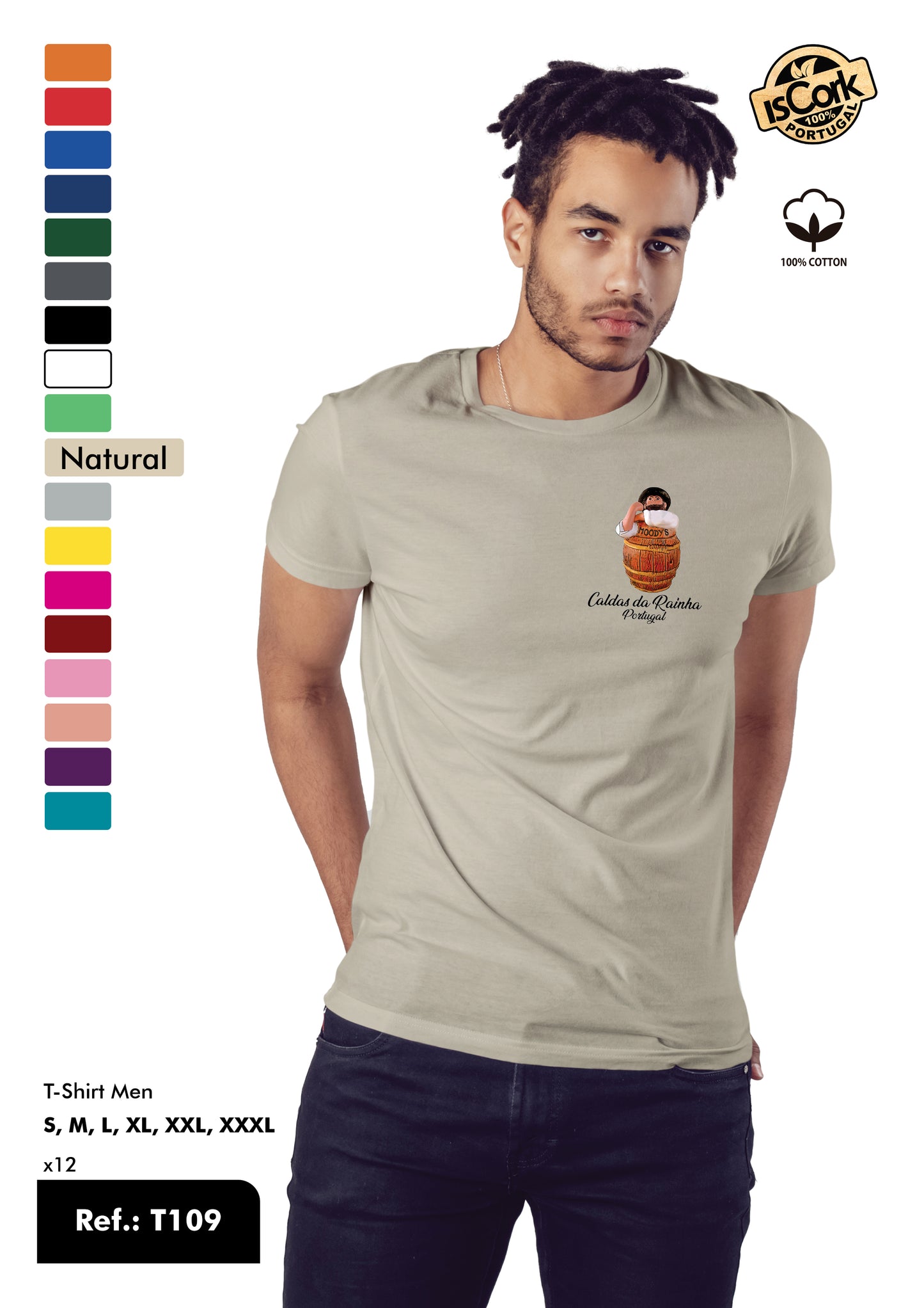 T-Shirt Adulto - Ref. T109 - Caldas da Rainha