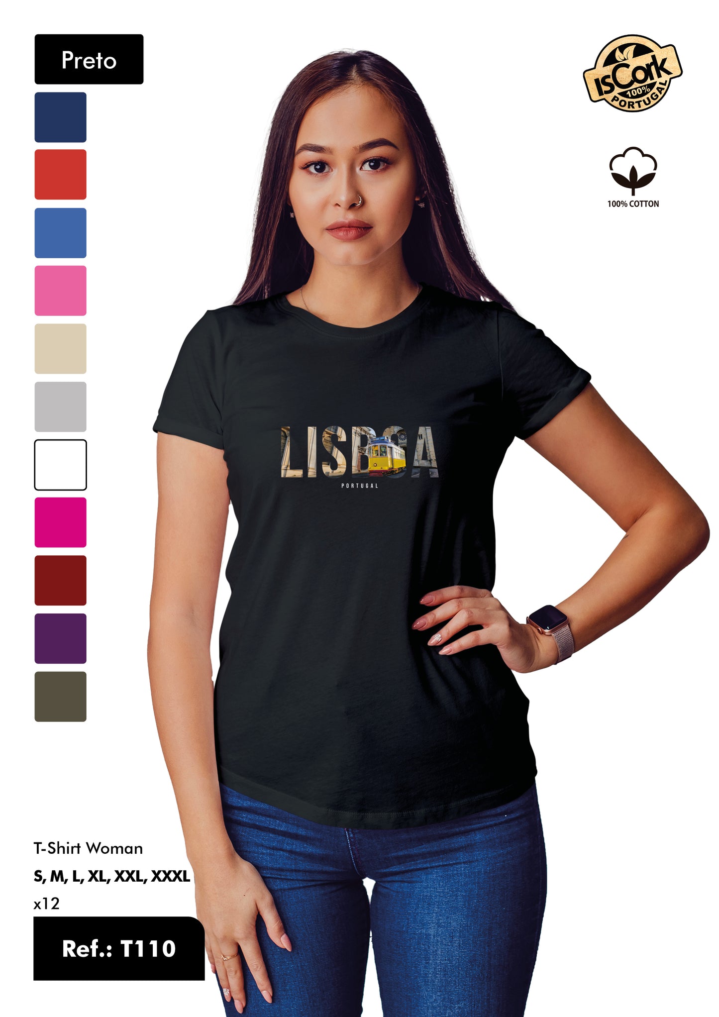T-Shirt Adulto Lisboa (Woman)
