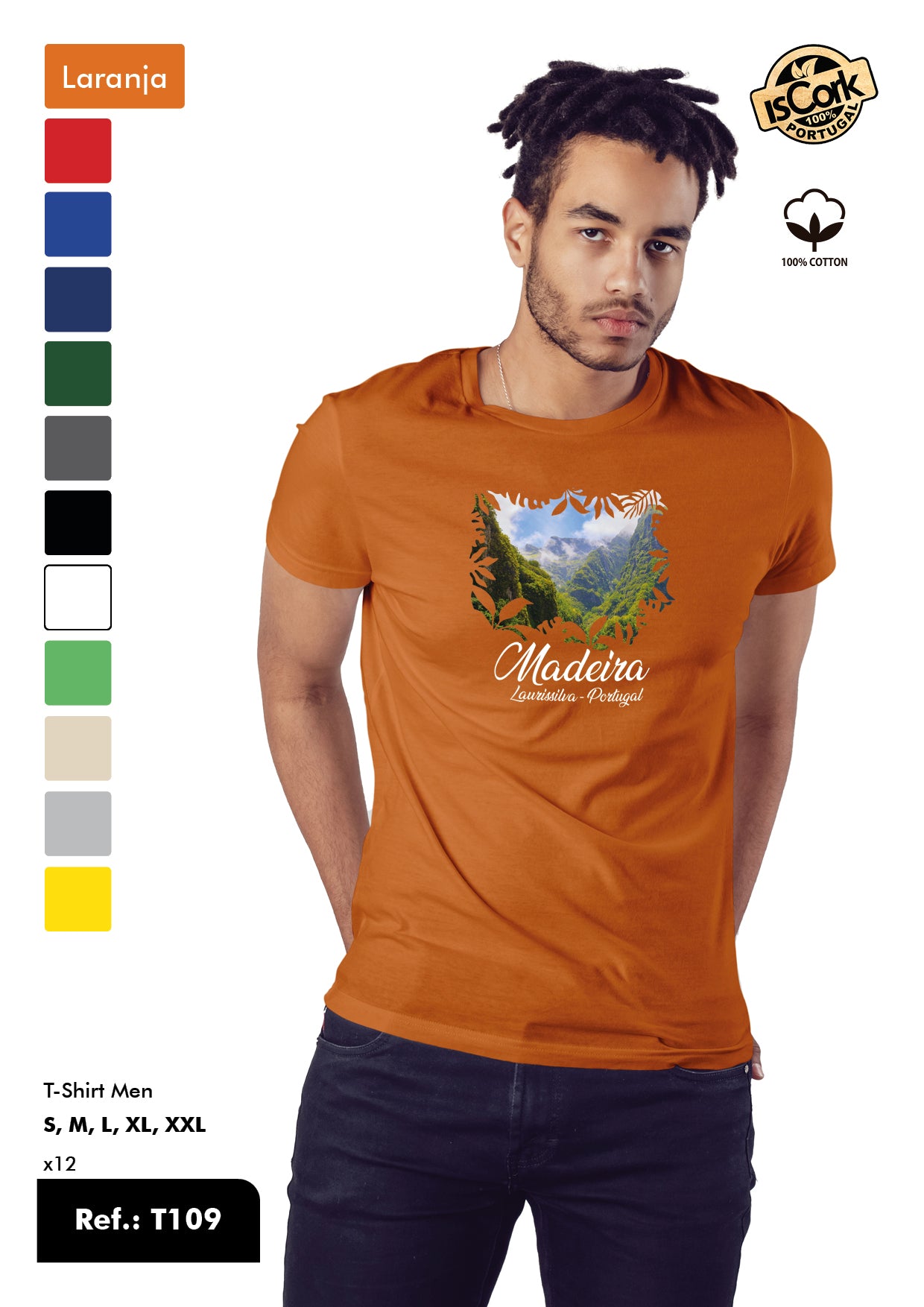 T-Shirt Adulto - Ref. T109 - Madeira