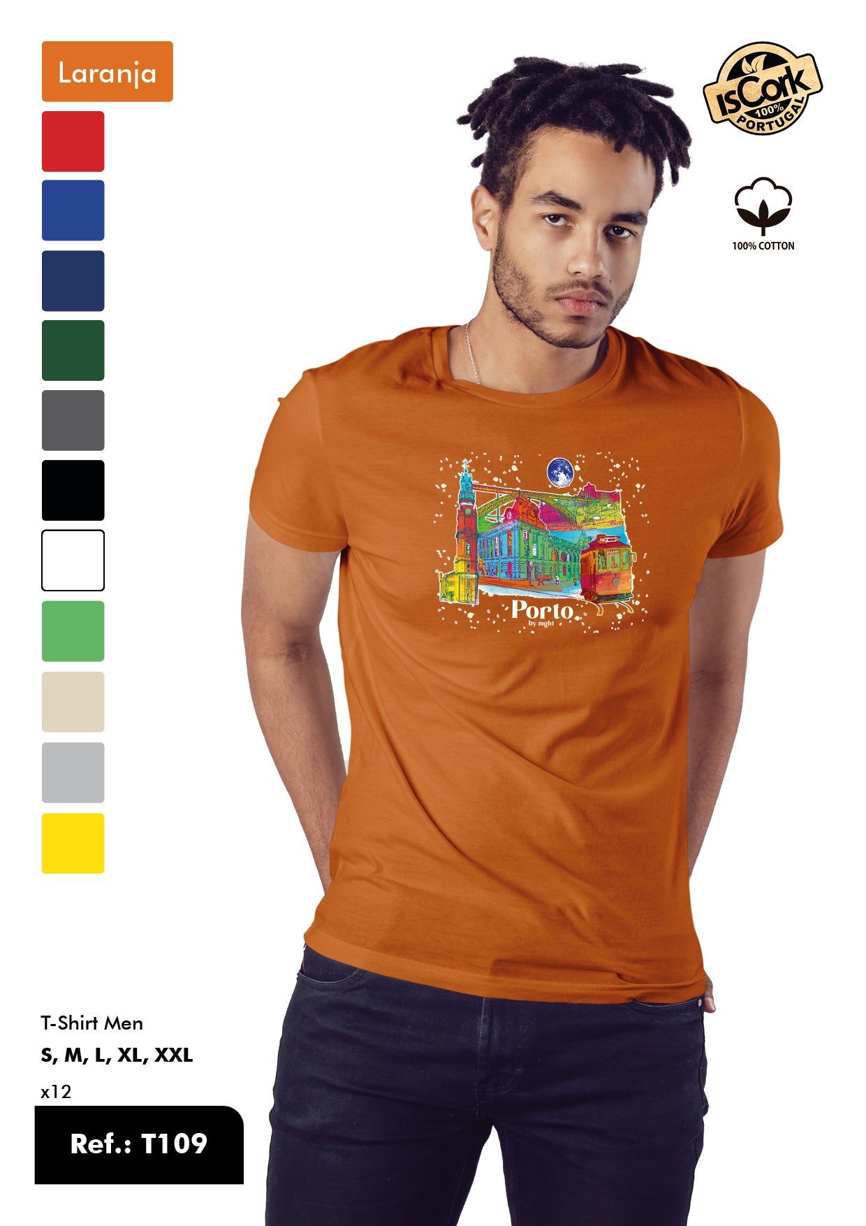 T-Shirt Adulto - Ref. T109 - Porto