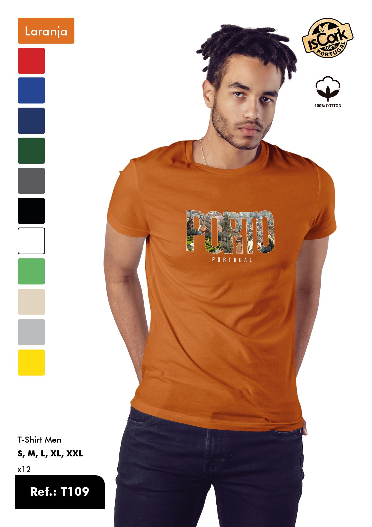 T-Shirt Adulto - Ref. T109 - Porto