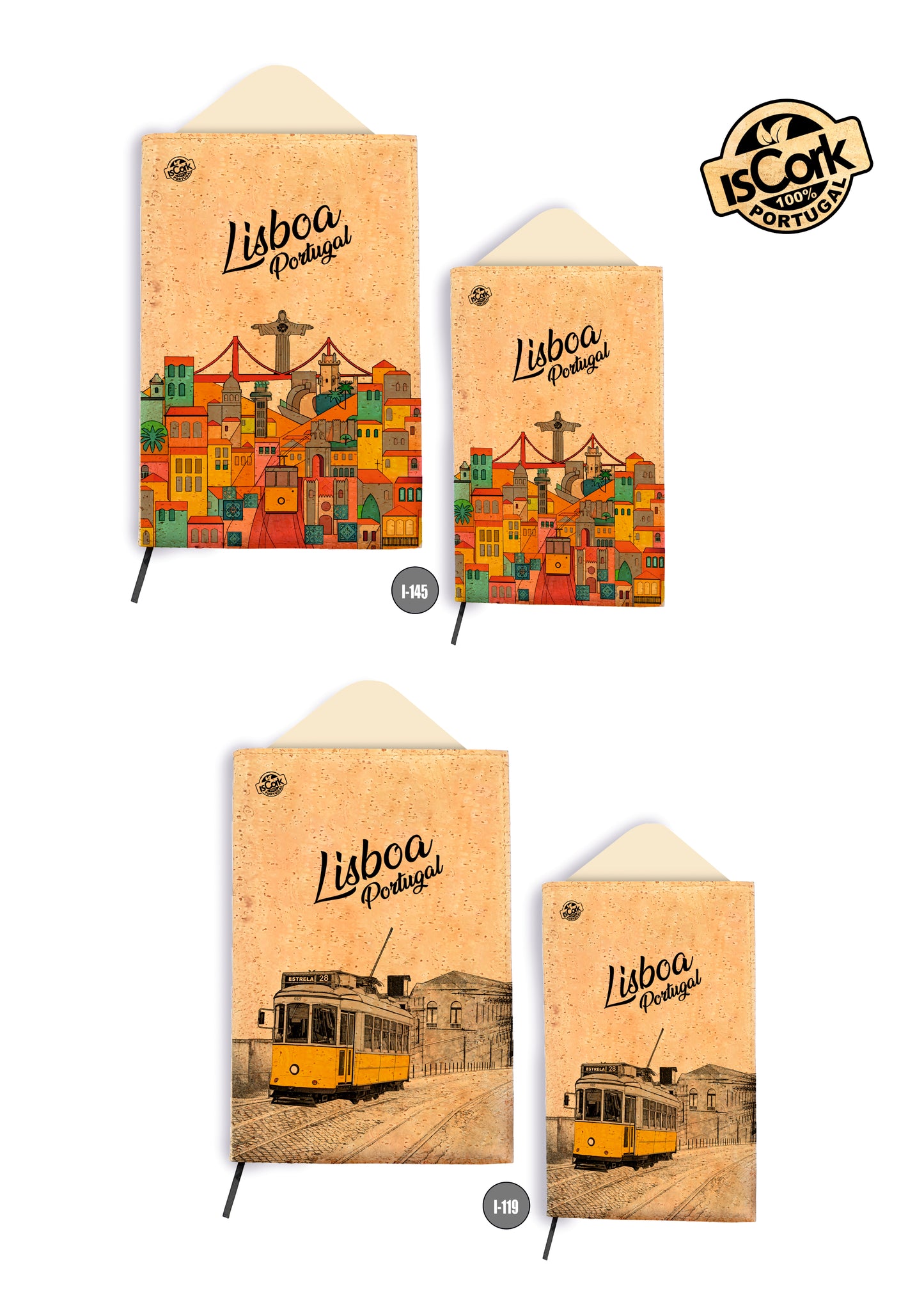 Bloco de Notas Cortiça - Ref. G1361 - G1362
