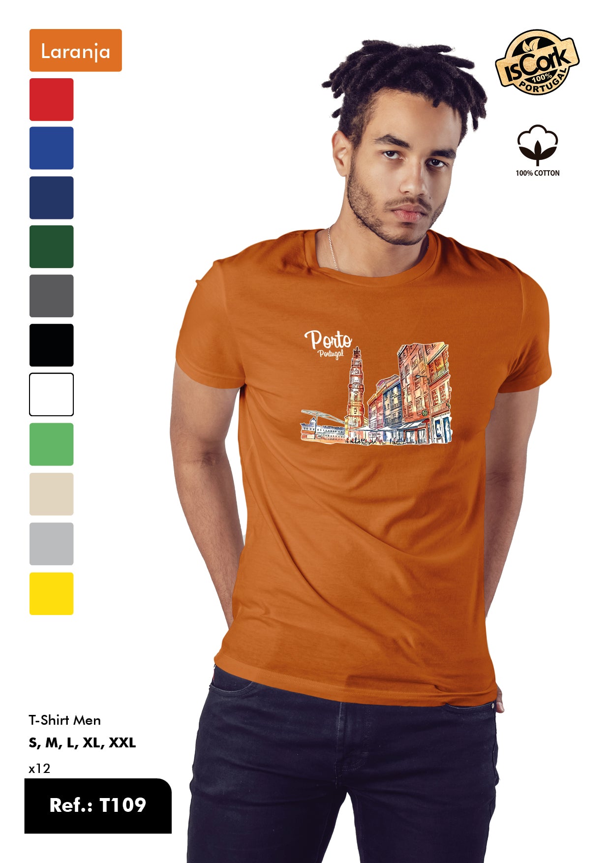 T-Shirt Adulto - Ref. T109 - Porto