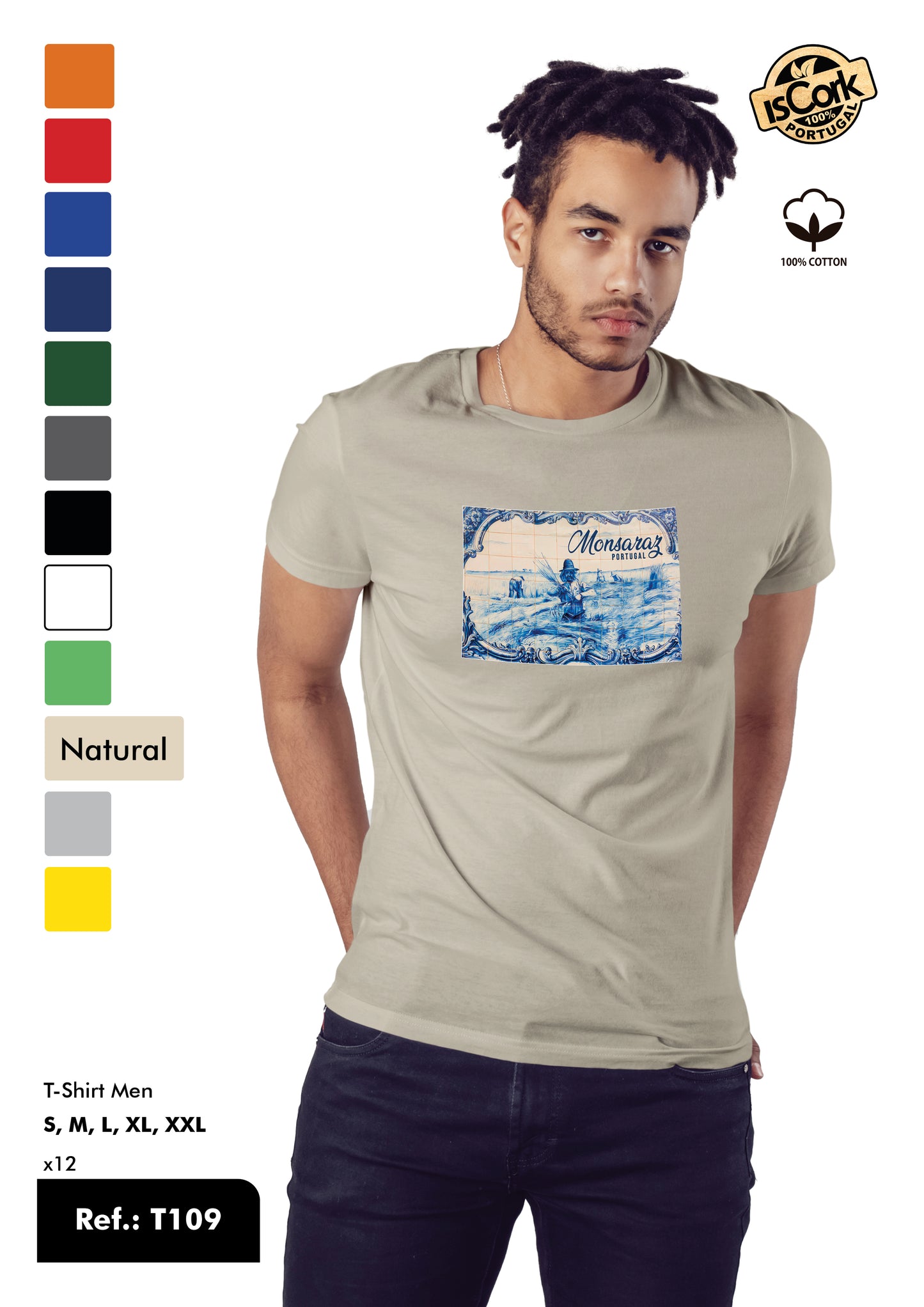 T-Shirt Adulto - Ref. T109 - Monsaraz