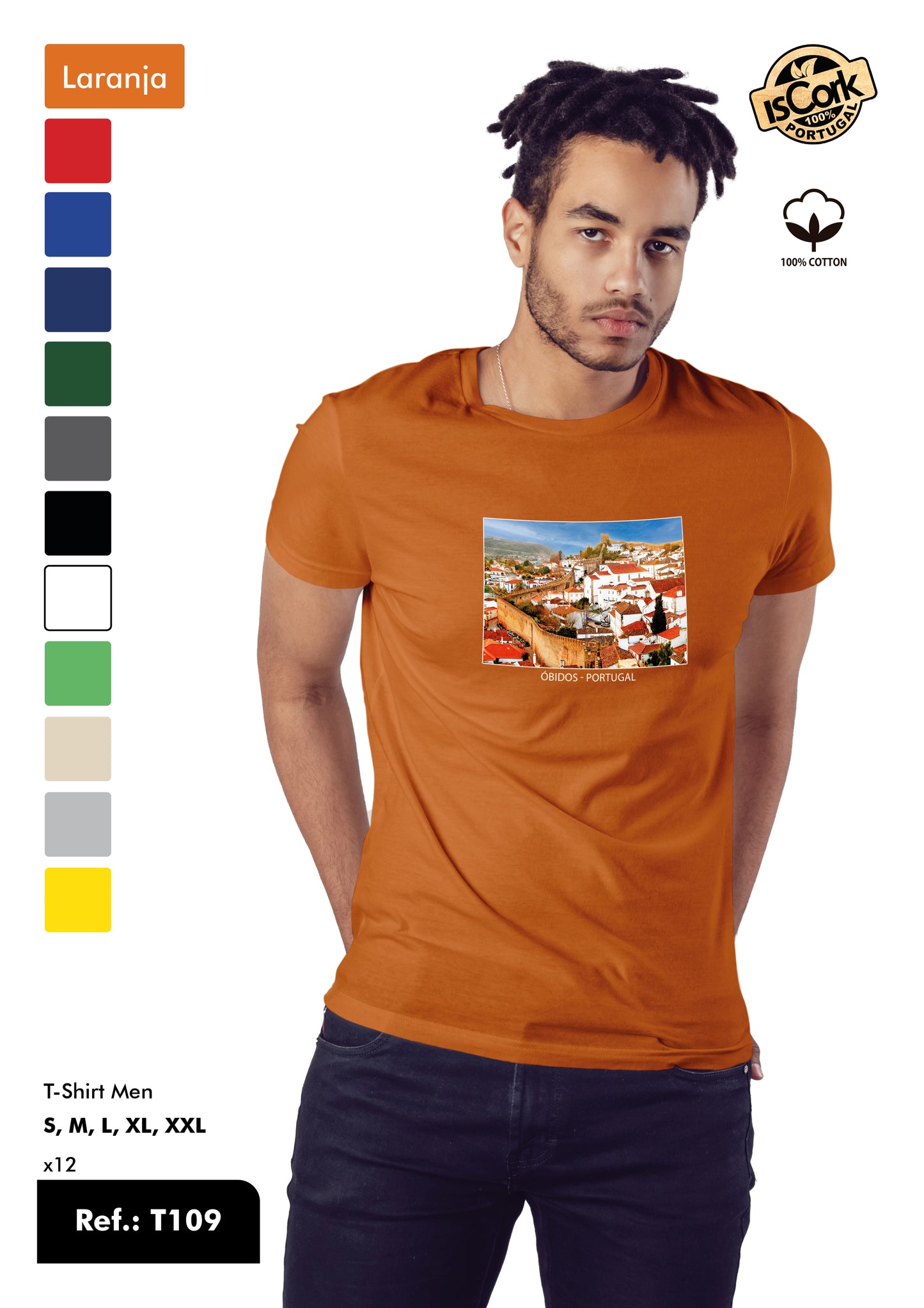 T-Shirt Adulto - Ref. T109 - Óbidos