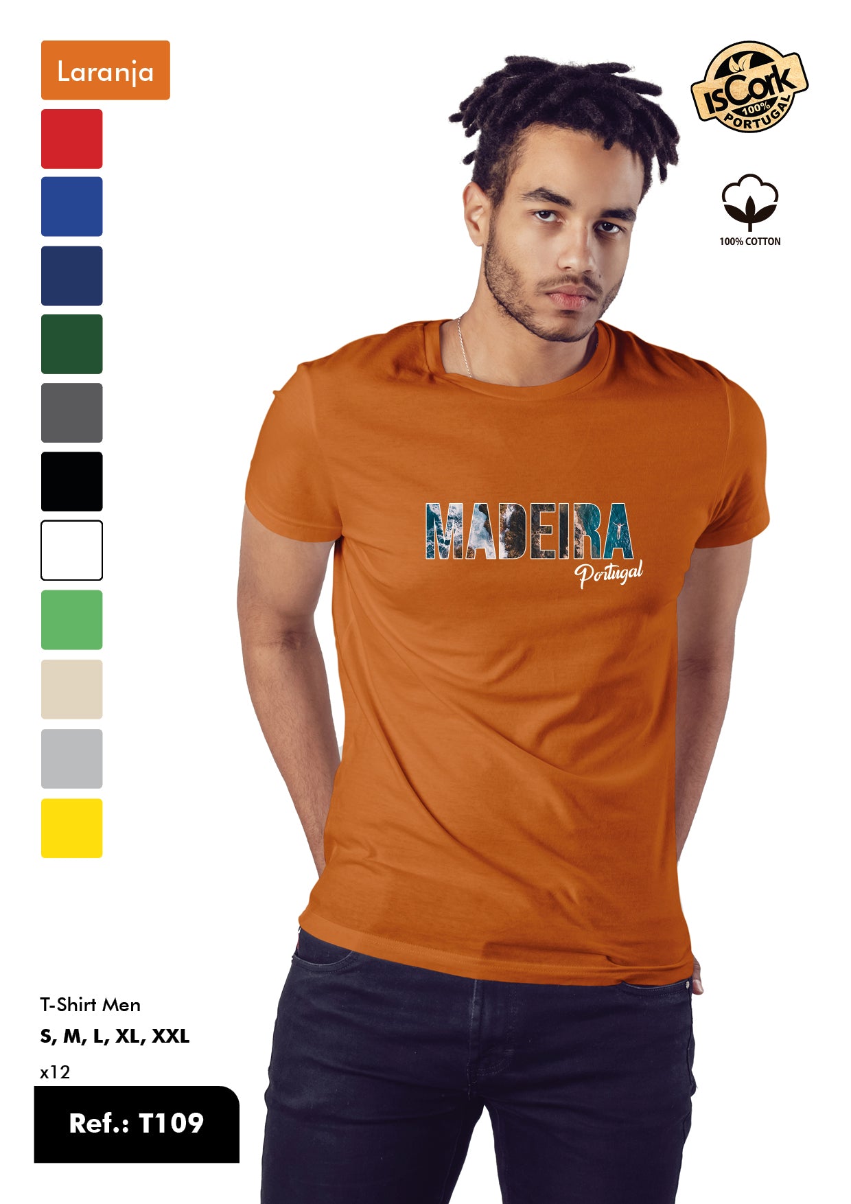 T-Shirt Adulto - Ref. T109 - Madeira