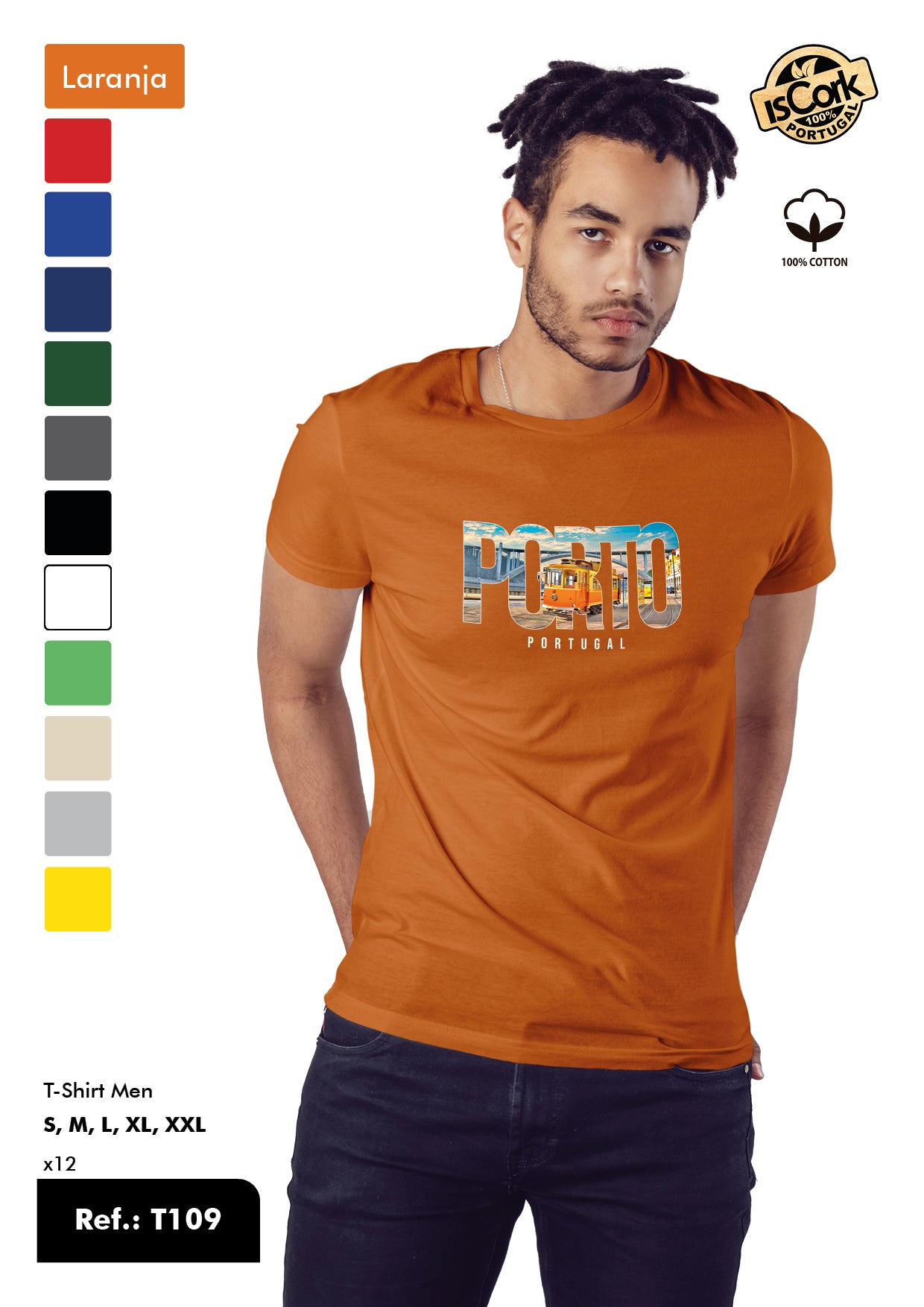 T-Shirt Adulto - Ref. T109 - Porto