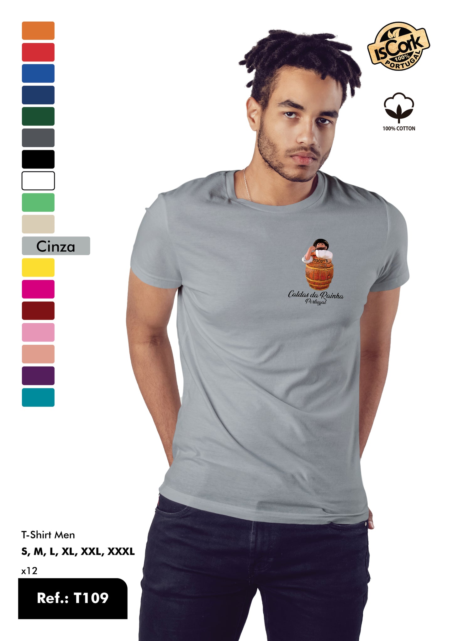 T-Shirt Adulto - Ref. T109 - Caldas da Rainha