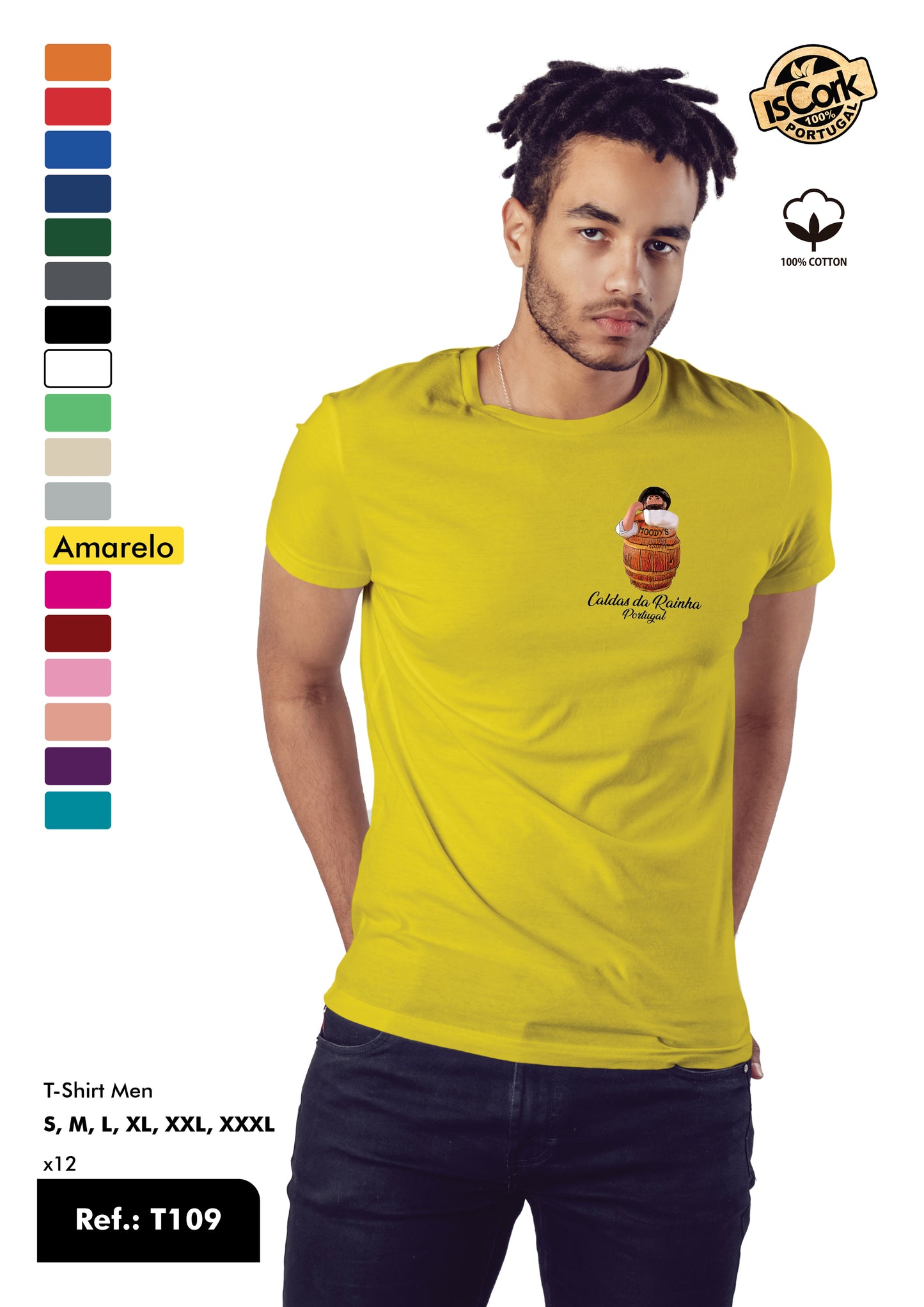 T-Shirt Adulto - Ref. T109 - Caldas da Rainha
