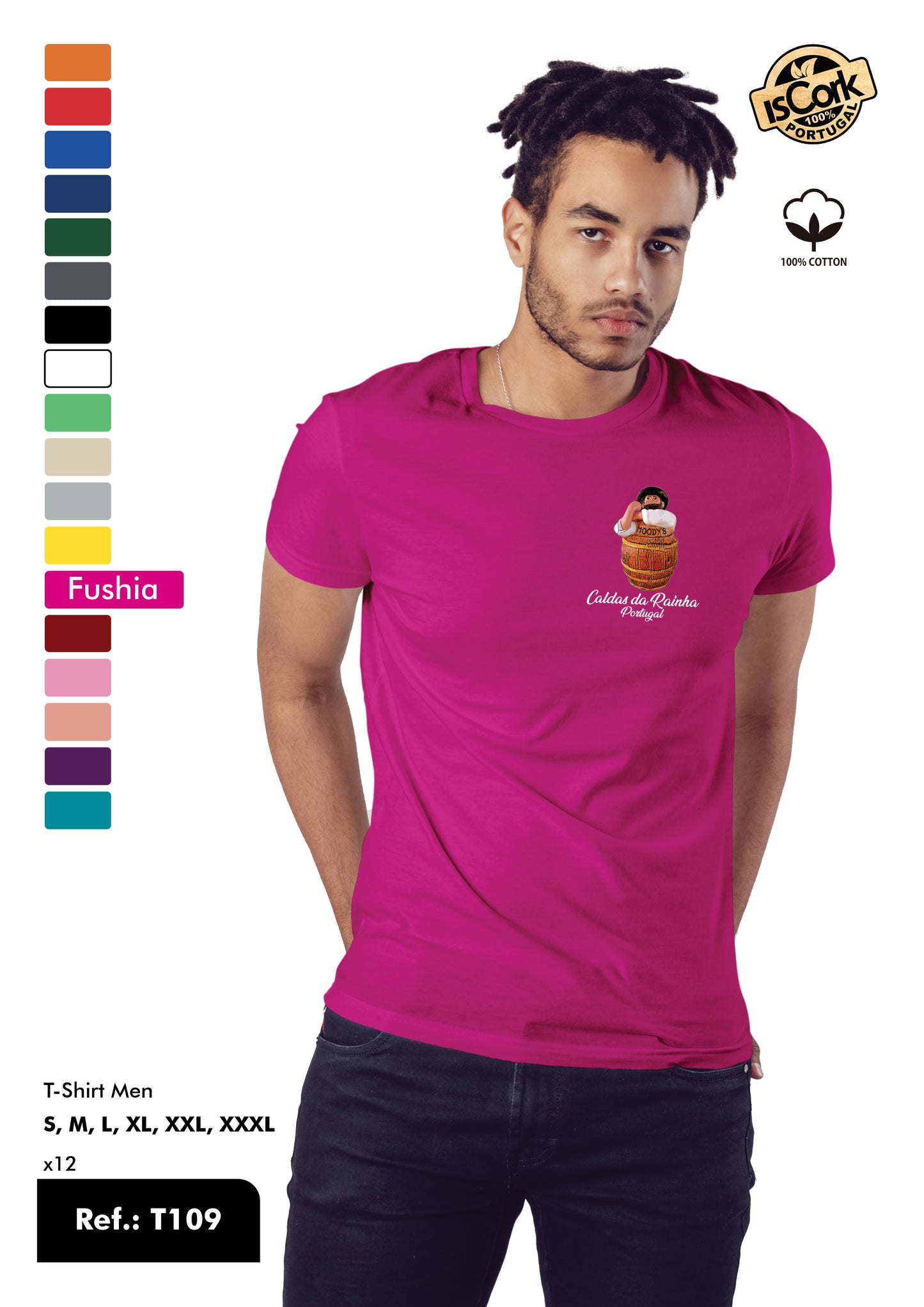 T-Shirt Adulto - Ref. T109 - Caldas da Rainha
