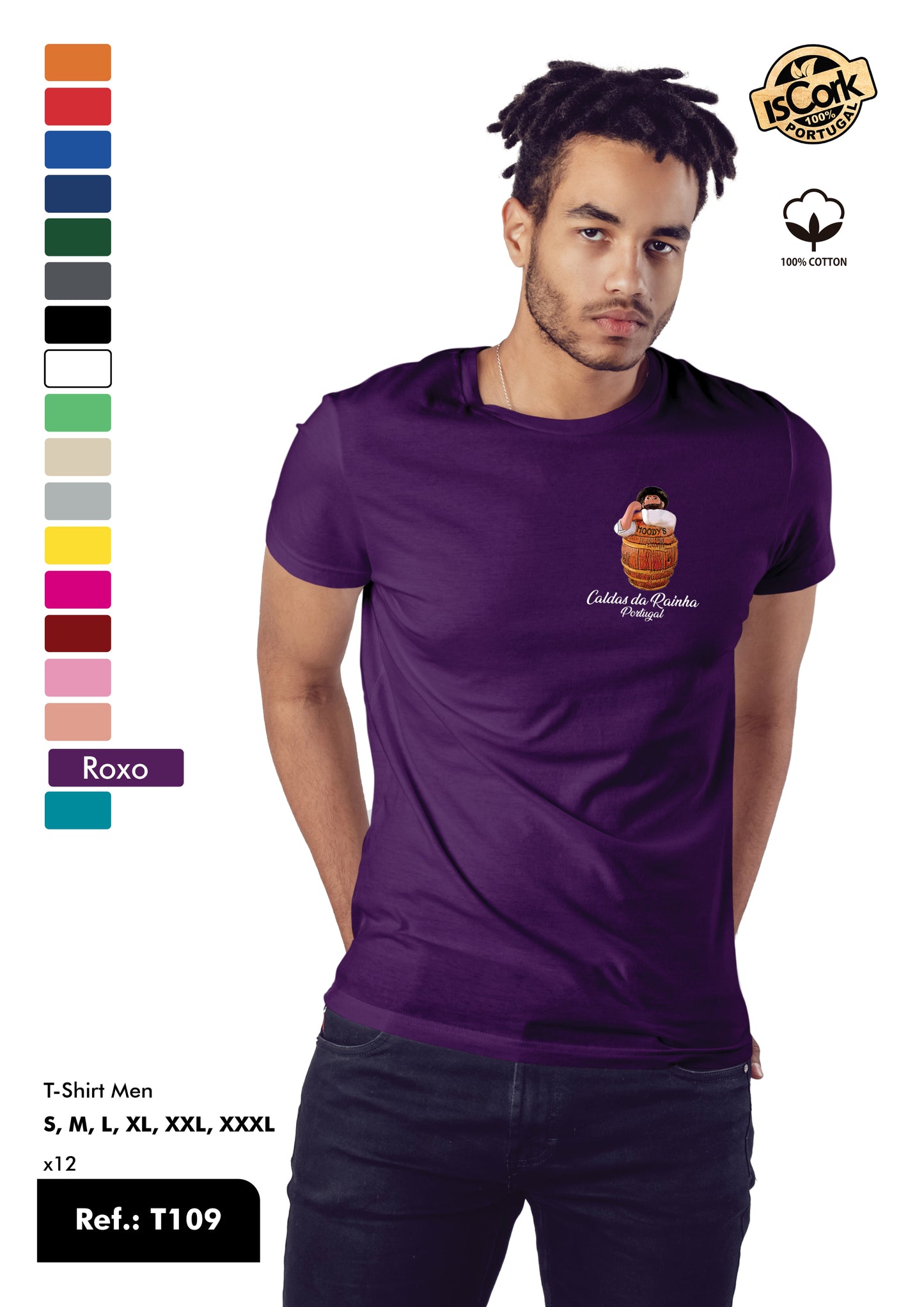T-Shirt Adulto - Ref. T109 - Caldas da Rainha