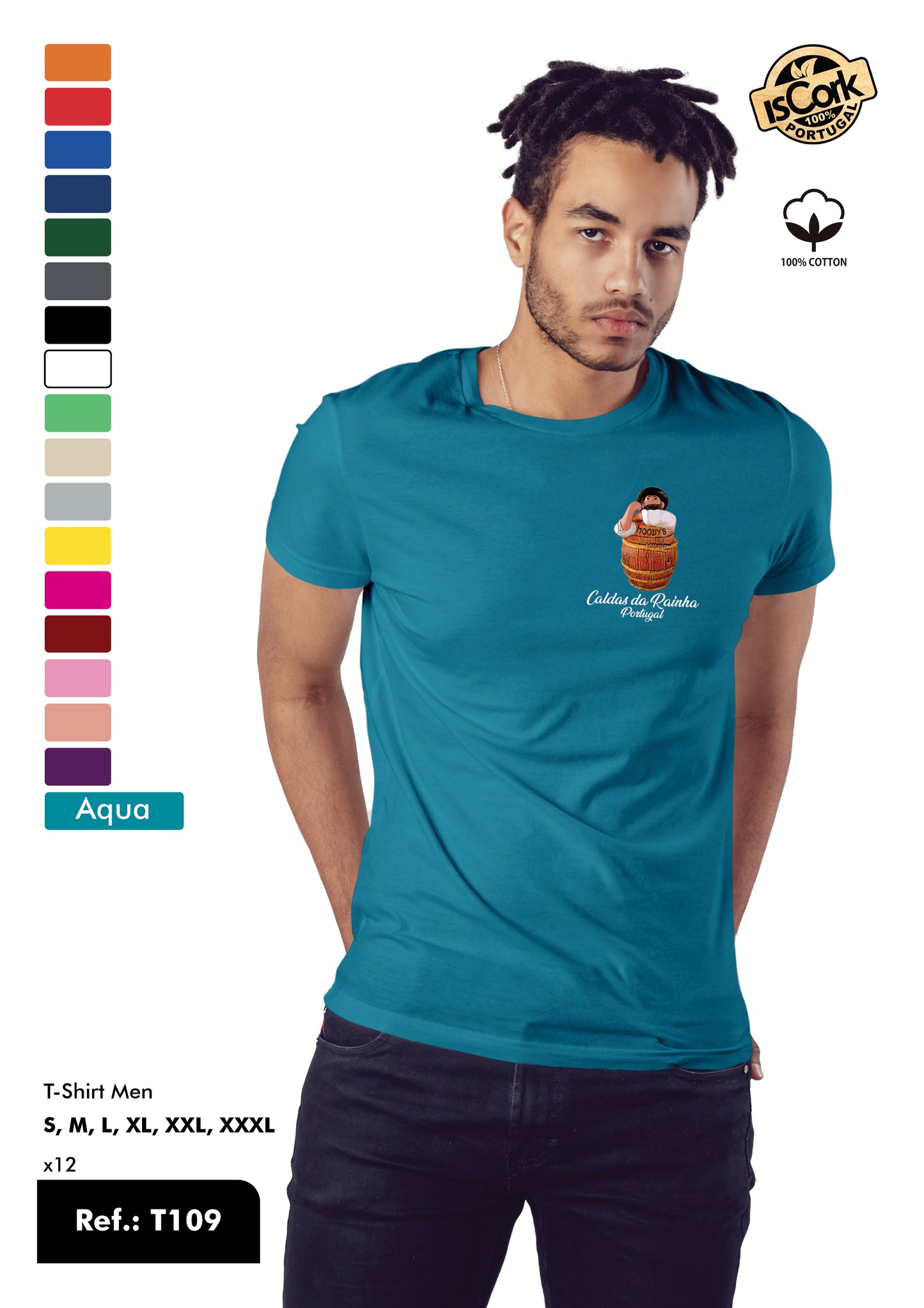 T-Shirt Adulto - Ref. T109 - Caldas da Rainha