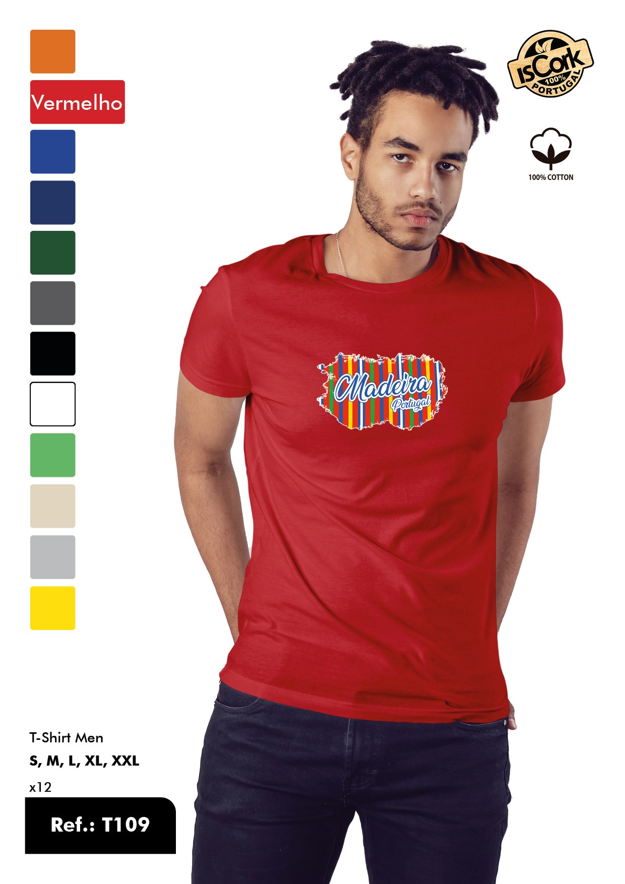 T-Shirt Adulto - Ref. T109 - Madeira