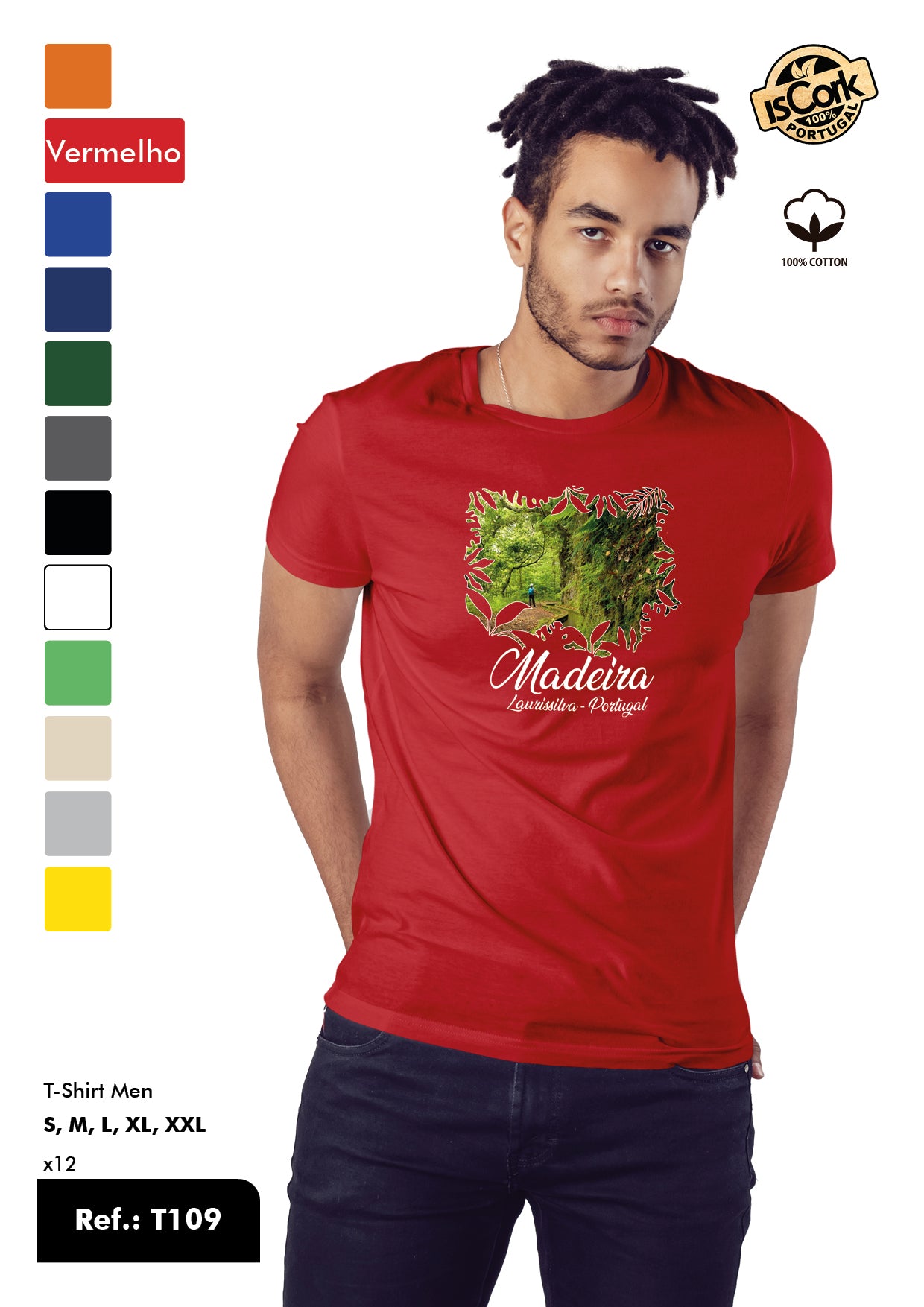 T-Shirt Adulto - Ref. T109 - Madeira