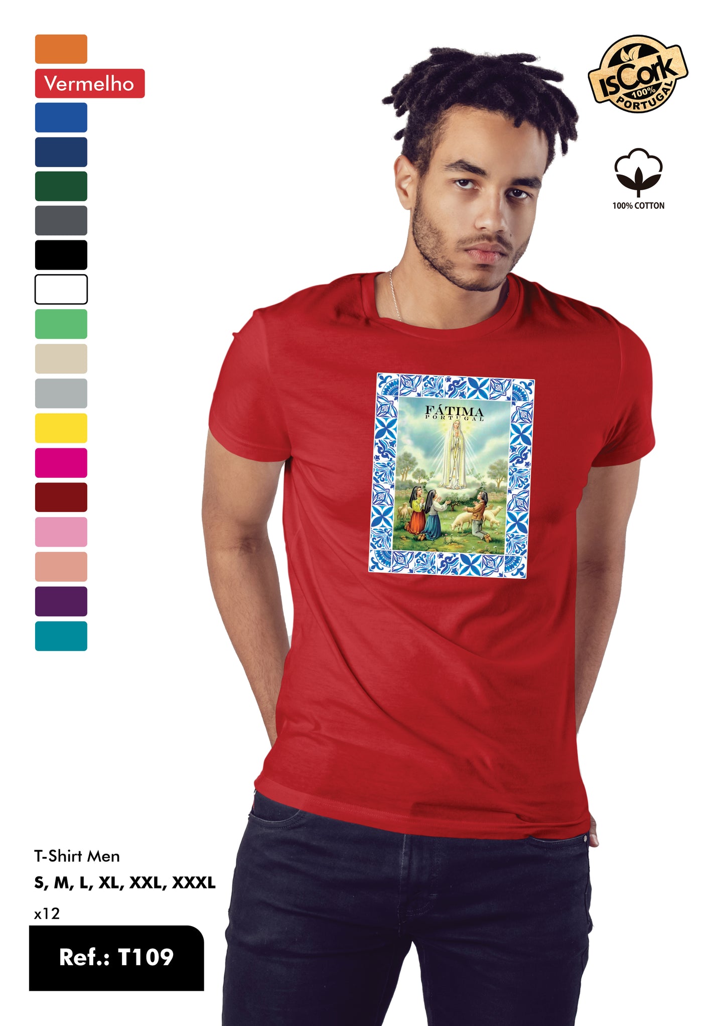 T-Shirt Adulto - Ref. T109 - Fátima